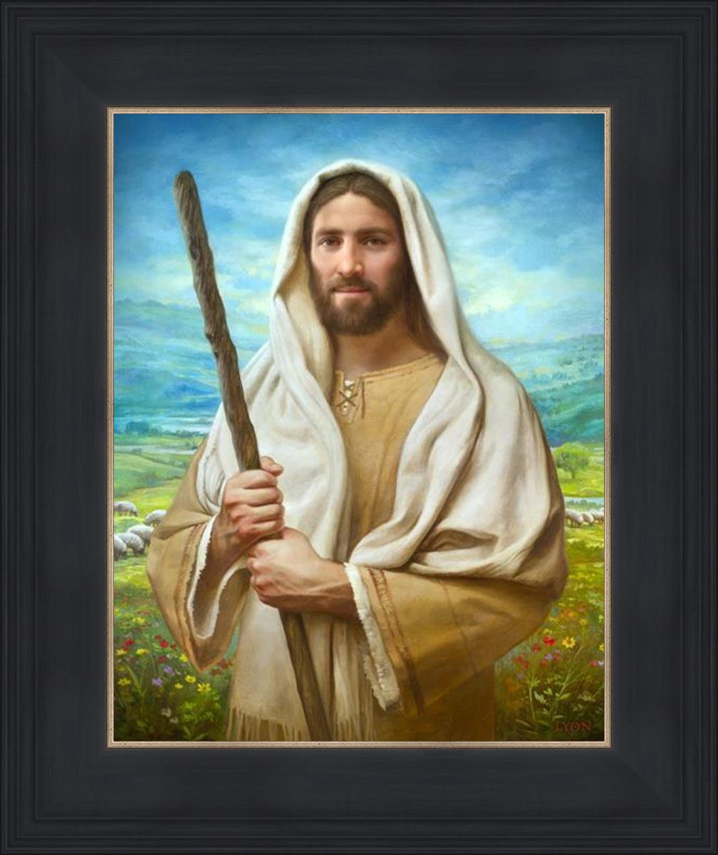 Feed My Sheep by Howard Lyon - Inspirational Christian Art Print for Home, Office & Church Decor - Perfect for Gifts & Spiritual Encouragement