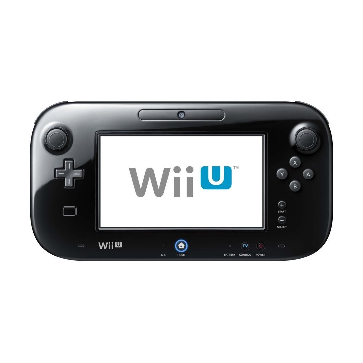 Refurbished Nintendo Wii U Gamepad Controller - Black (WUP-010_CR) | Compatible with All Wii U Games | Perfect for Gaming Sessions & Family Entertainment