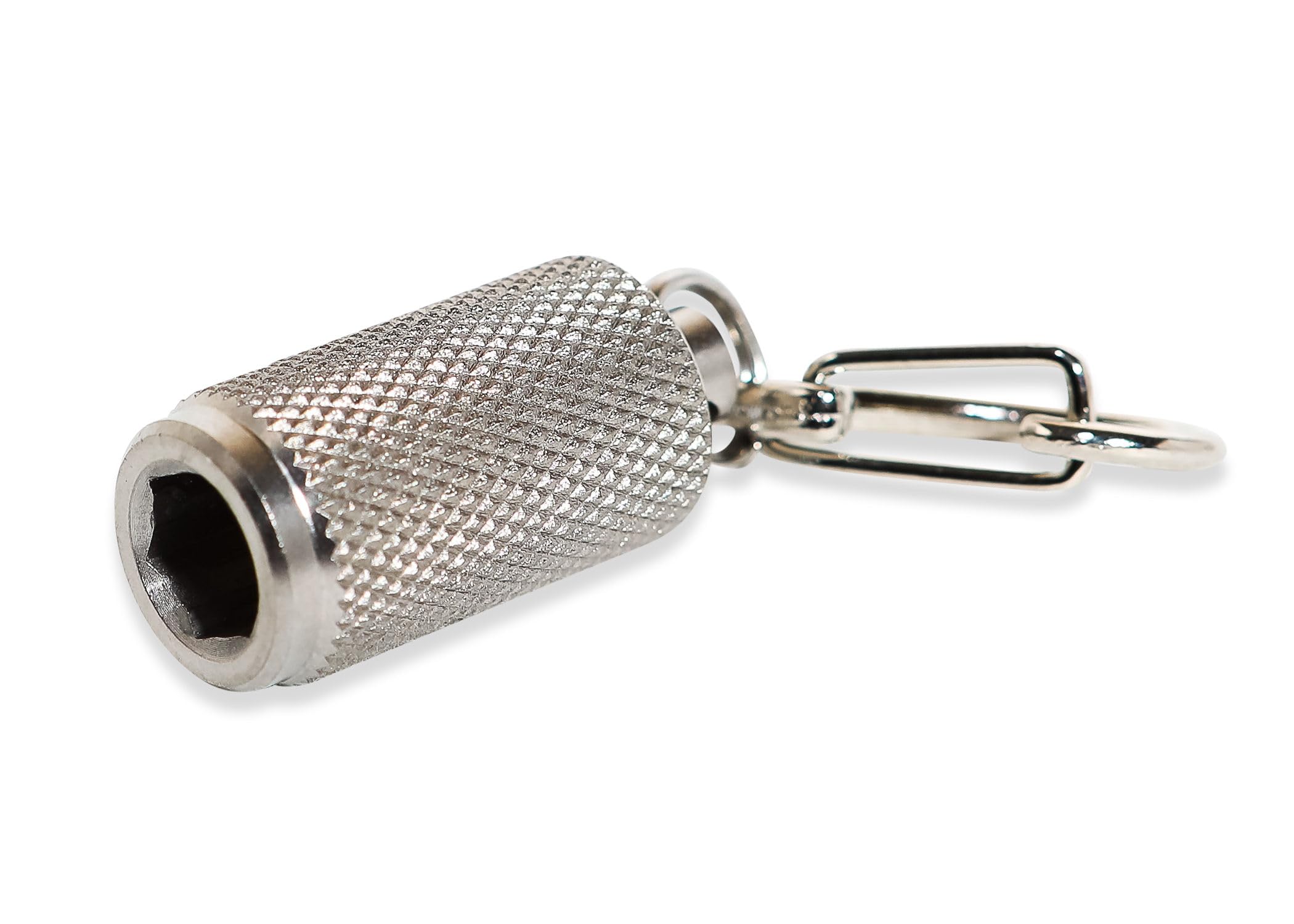 Tiny-Torq Mini Hex Bit Wrench - EDC Keychain Tool with Grade 5 Titanium Body, Compatible with 1/4