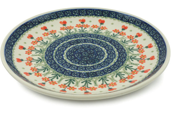 10-Piece Peach Spring Daisy Dinner Plate Set - Elegant Floral Design for Dining, Parties & Home Decor