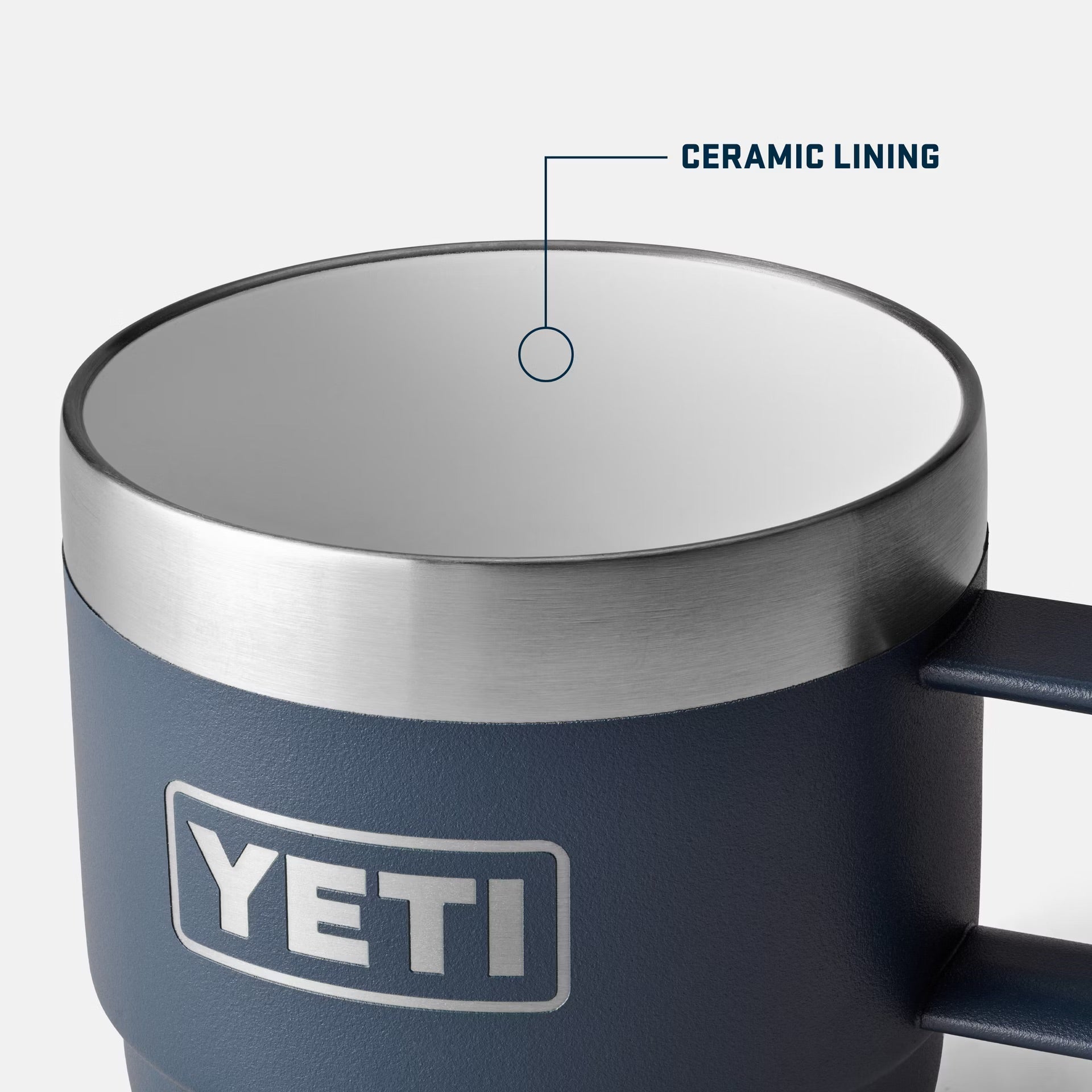 Rambler 6 oz Stackable Mugs (2 Pack) - Insulated Stainless Steel Camping Cups for Coffee, Tea & Outdoor Adventures - Perfect for Hiking, Picnics & Travel