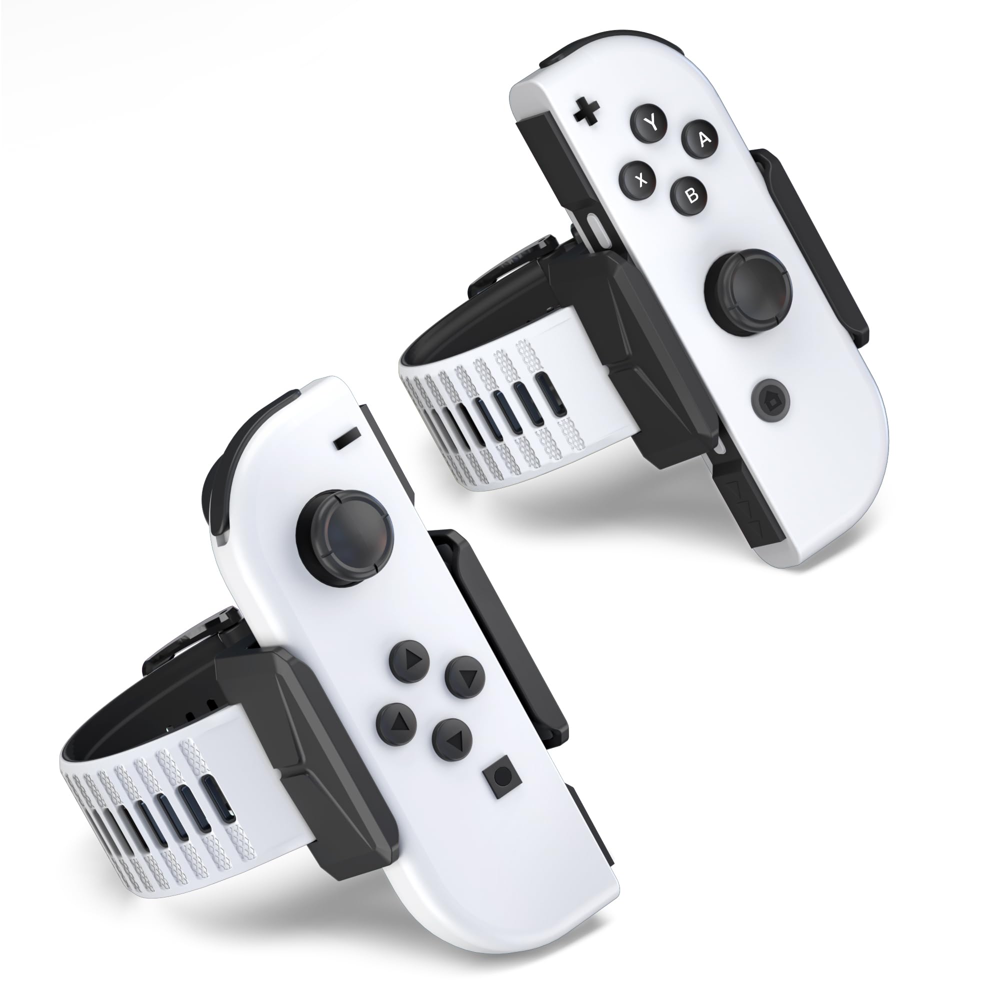 Narati Adjustable Silicone Wrist Straps for Nintendo Switch Joy Cons & OLED Model - 2 Pack Wristbands for Just Dance 2025, 2024, 2023, 2022, 2021 - Perfect for Family Dance Parties & Gaming Workouts