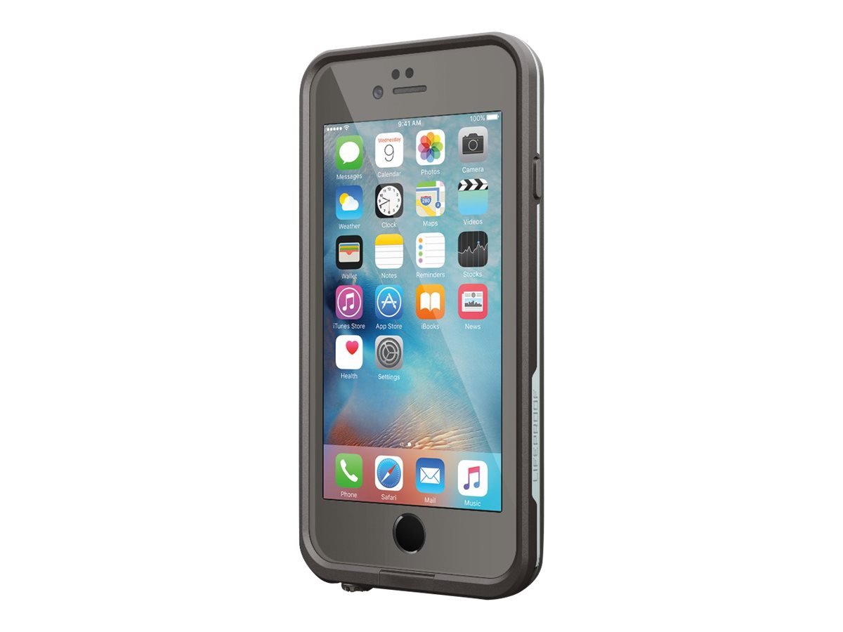 Lifeproof FRĒ SERIES Waterproof Case for iPhone 6/6s (4.7 Inch) - Shockproof, Dirtproof & Snowproof Protection - Dark Grey/Slate Grey/Skyfly Blue - Perfect for Outdoor Activities, Swimming & Extreme Sports