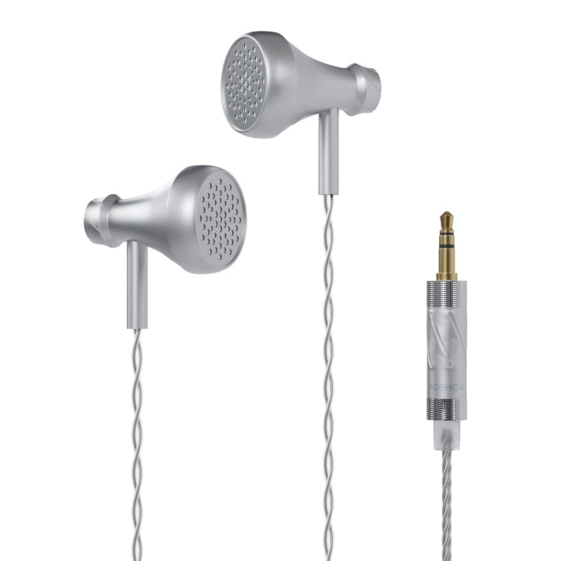 AOSHIDA E60 14.2mm Dynamic Driver Flat Earbuds - HiFi In-Ear Headphones with Deep Bass for Running, Workout & Travel | Noise Isolation Wireless Earbuds for iPhone Android Smartphones
