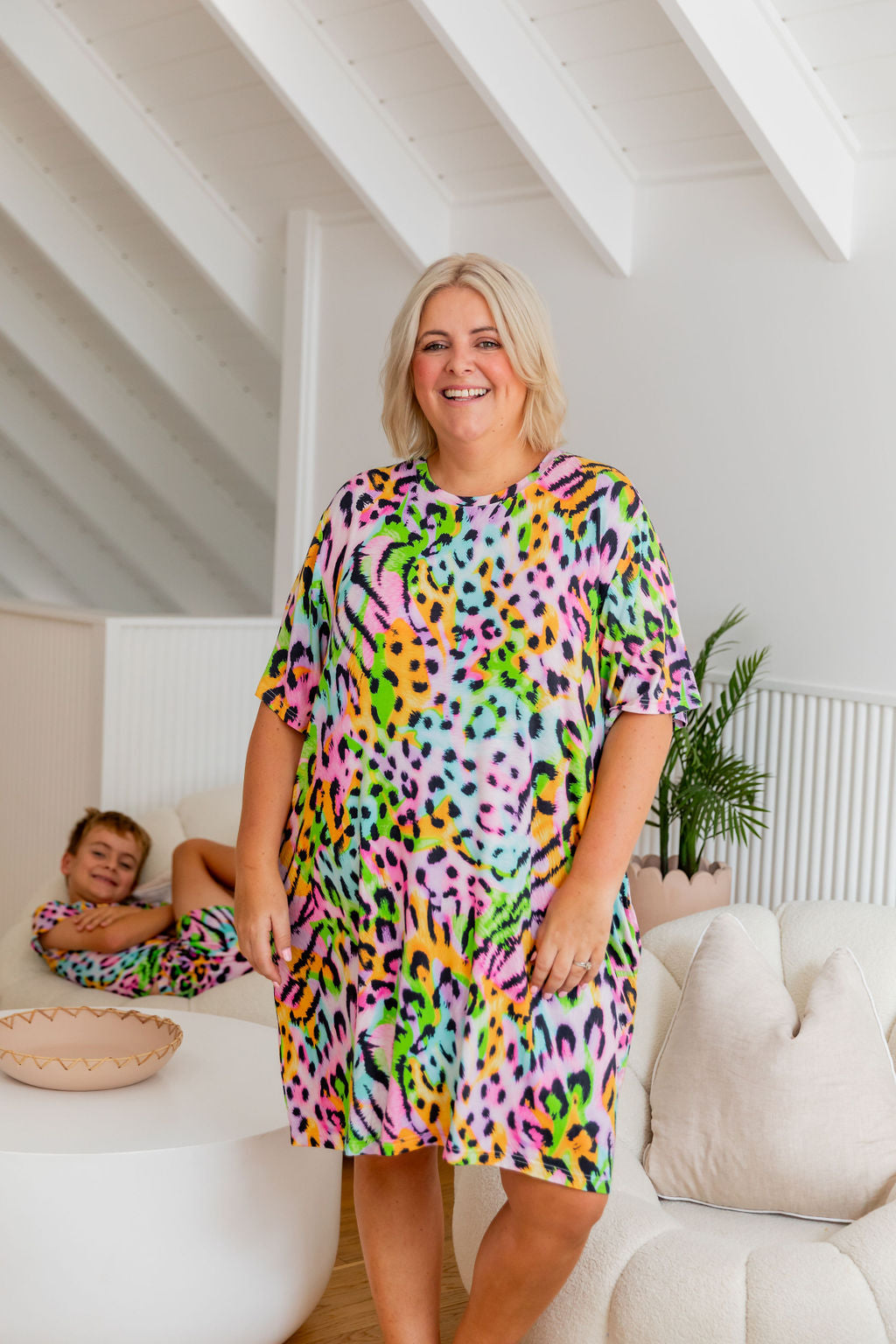 Wild Dreams Sleepwear Nightie - Soft & Comfortable Women's Nightgown for Relaxing at Home or Sleeping