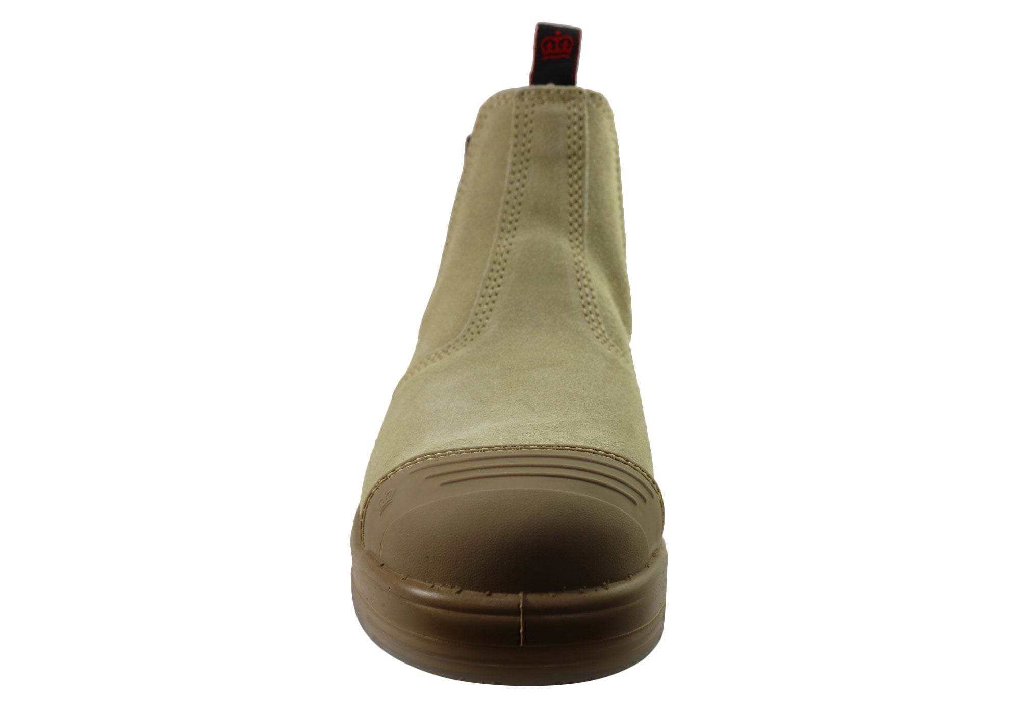 KingGee Wills Suede Men's Comfort Leather Steel Toe Safety Work Boots - Durable & Slip-Resistant for Construction, Warehouse & Outdoor Jobs