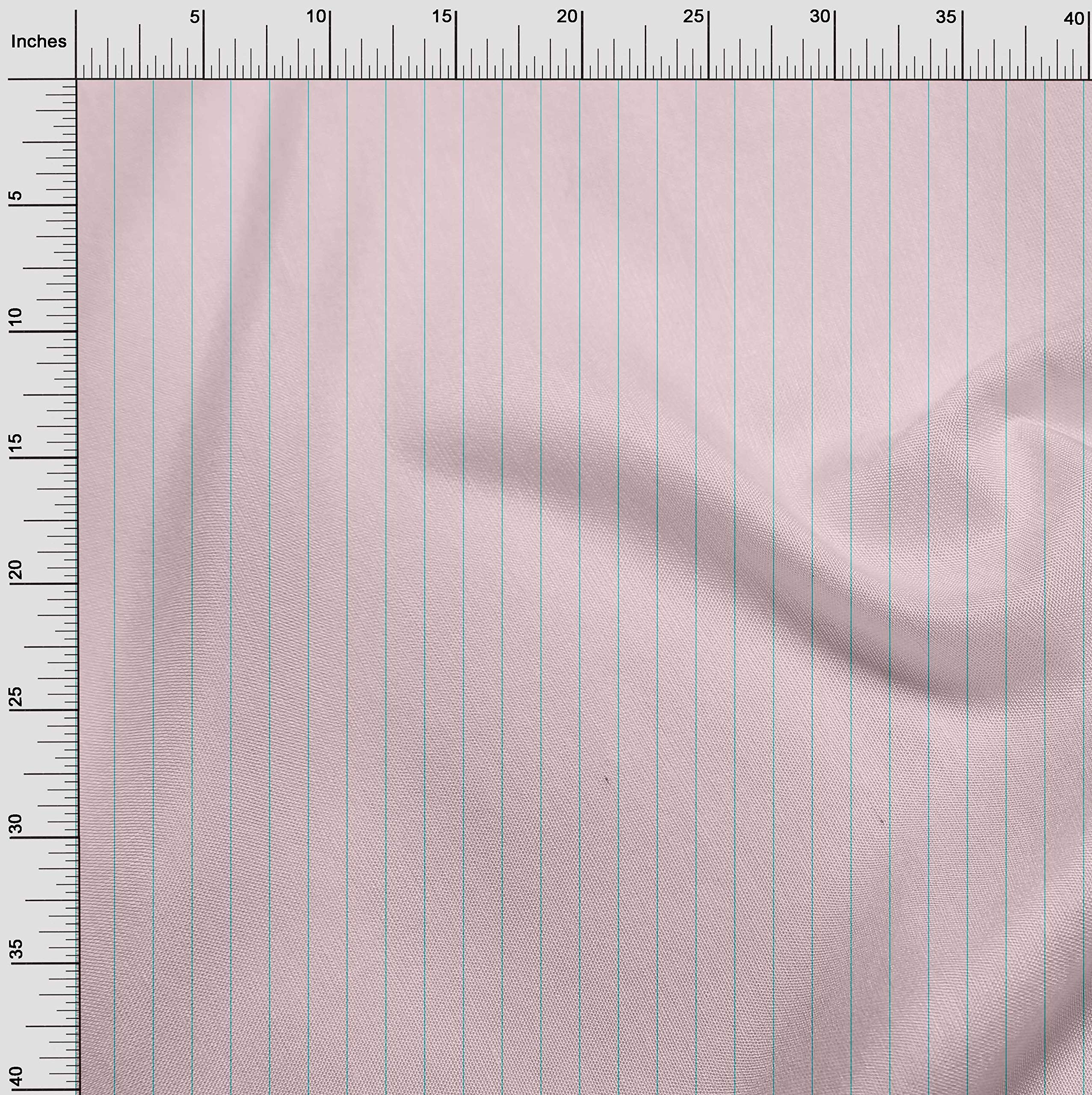 oneOone Viscose Jersey Baby Pink Pin Stripe Dress Fabric - 60 Inch Wide by The Yard | Soft Stretchy Material for Dresses, Skirts & DIY Fashion Projects