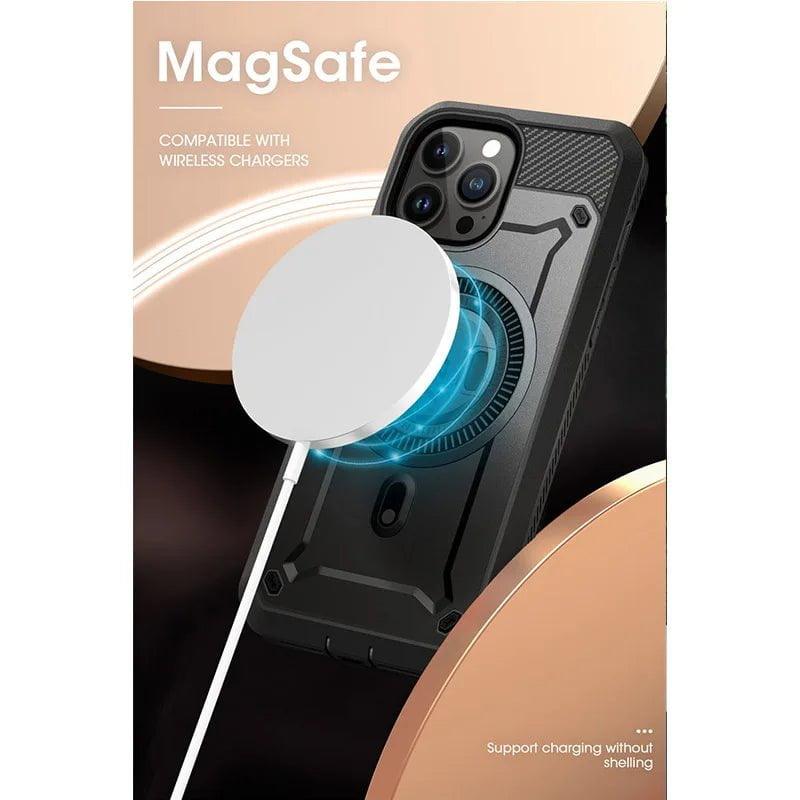 iPhone 15 Pro SUPCASE UB Pro Mag Full Body Protective Case with Magnetic Compatibility - Perfect for Outdoor Adventures, Work & Daily Use