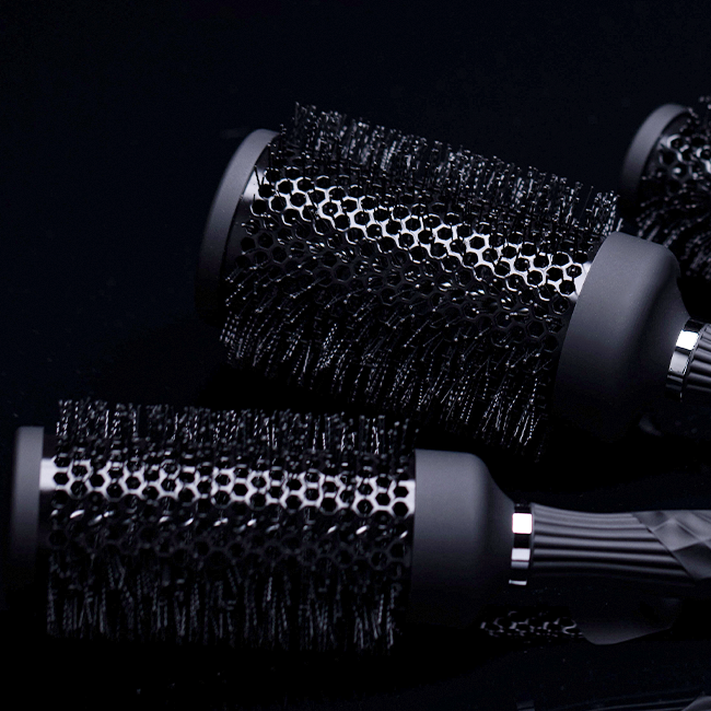 Thermal Ceramic Hair Brush for Straightening & Styling - Perfect for Salon & Home Use