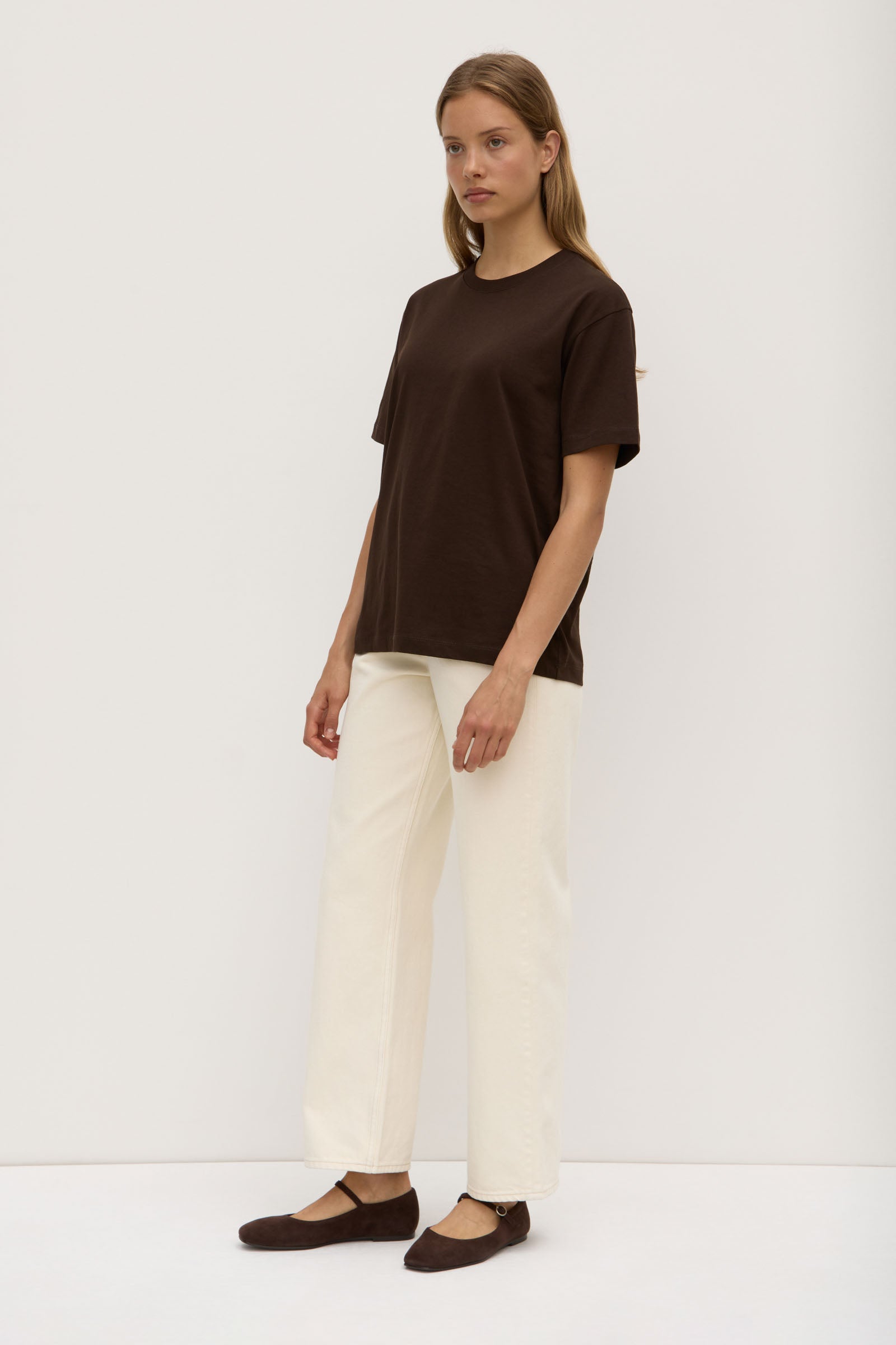 Organic Women's Basic T-Shirt - Soft Cotton Crewneck Tee for Casual Wear & Layering | Eco-Friendly Fashion for Everyday Comfort