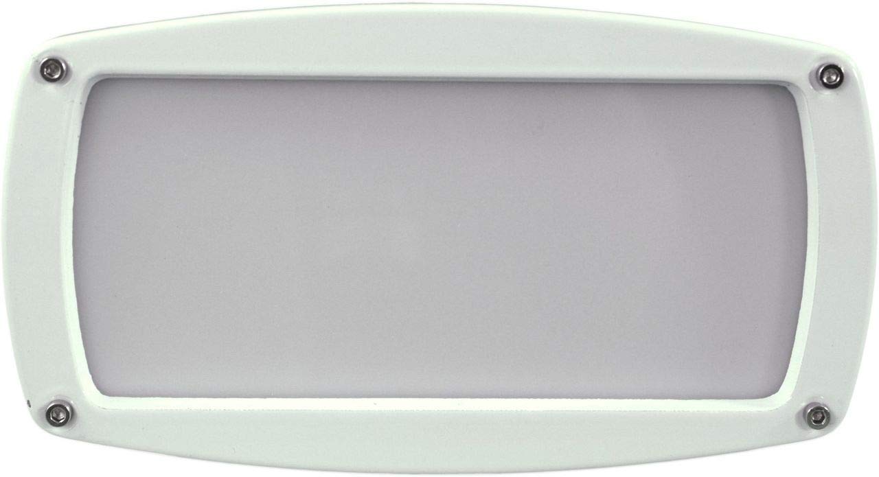 13W Open Face Light Fixture - PLQ13 Base, 120V, White Finish (DSL1073-W) - Perfect for Bathroom Vanity, Kitchen Under Cabinet, or Closet Lighting
