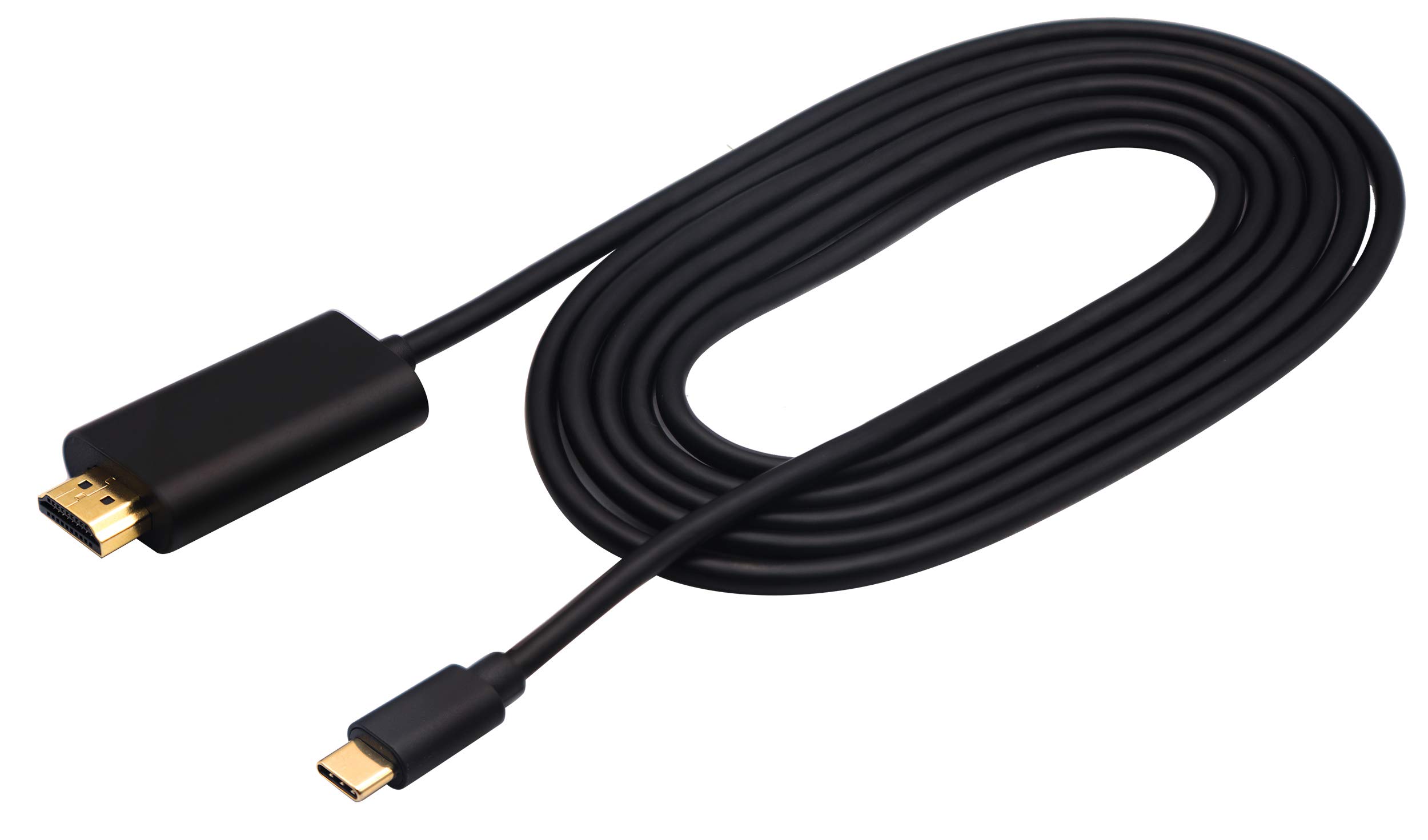 ZDYCGTime USB-C to HDMI Adapter Cable 4K@30Hz, USB Type C Male to HDMI Male Converter for MacBook/iMac/ChromeBook/Projector/Monitor - 6ft/1.8m High Speed Sync Cable - Perfect for Home Office, Presentations & 4K Video Streaming