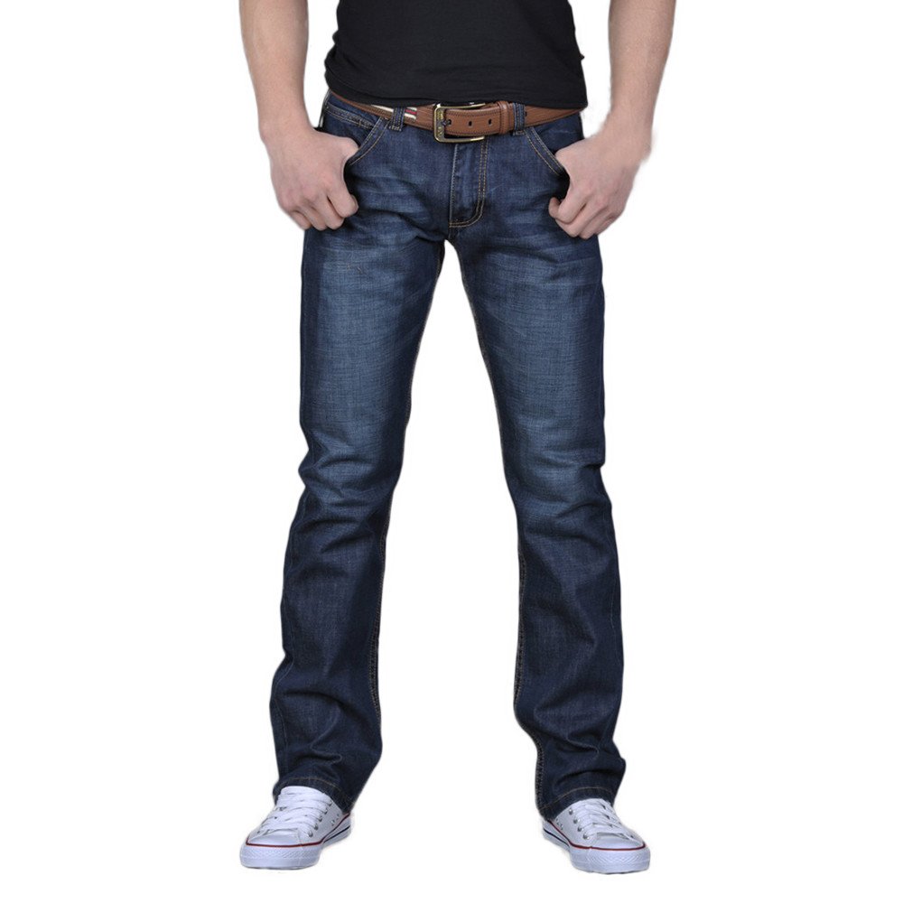 **Men's Relaxed Fit Hip Hop Jeans - Loose Work & Casual Denim Pants for Autumn | Comfortable Long Jeans for Everyday Wear & Street Style**