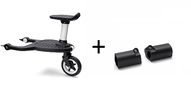 Bugaboo Comfort Wheeled Board 2022-2023 with Cameleon Adapter - Universal Stroller Accessory for Smooth Rides with Toddlers | Perfect for City Walks, Shopping & Family Outings