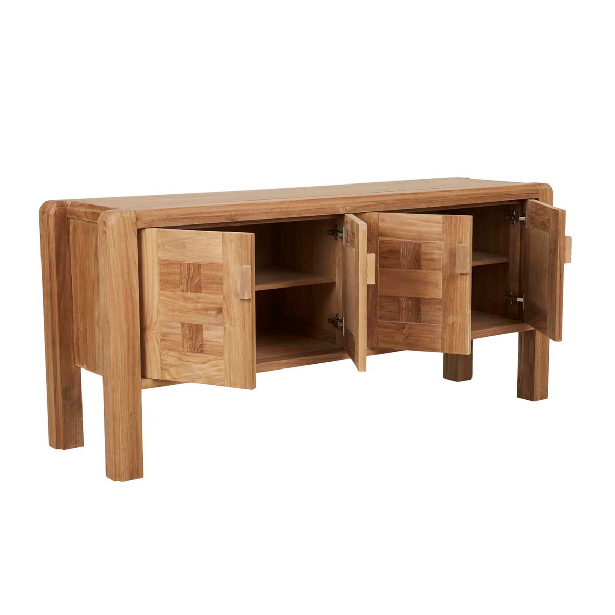 Globe West Babylon Buffet - Modern Wooden Sideboard with Storage for Dining Room & Living Room - Perfect for Entertaining & Home Organization
