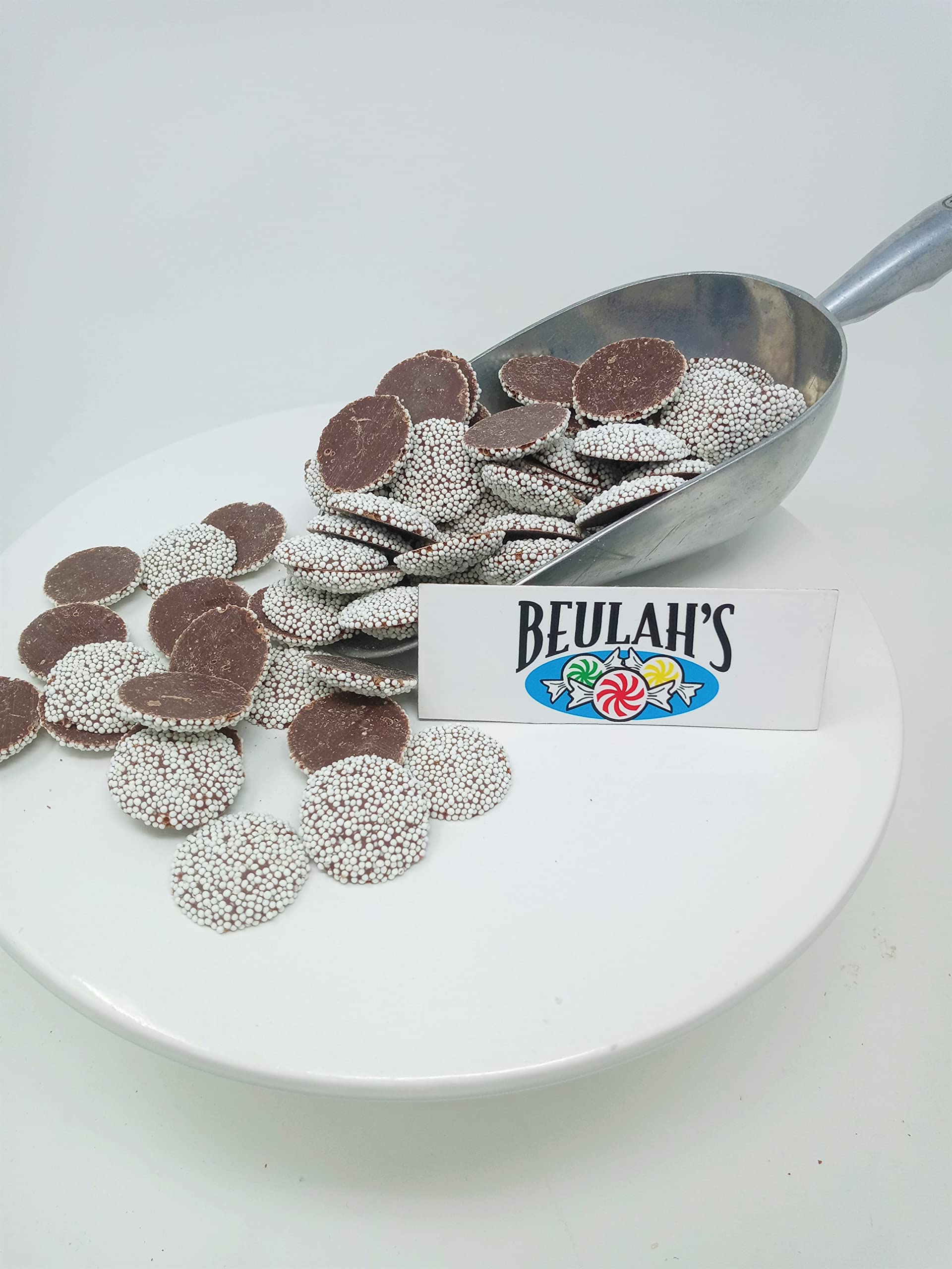 Premium Nonpareils Dark Chocolate Candy - 1 Pound Bulk Bag | Delicious Baking Toppings for Cakes, Cookies & Desserts | Party Favors & Holiday Treats