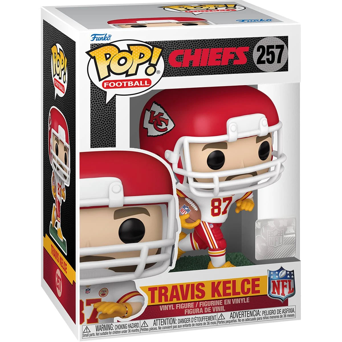 Travis Kelce Kansas City Chiefs Away Jersey - Official NFL Football Jersey for Men - Perfect for Game Day, Tailgating & Fan Events