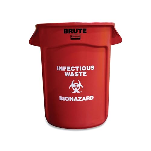 Rubbermaid Commercial FG263294RED Heavy-Duty Plastic Broom with Soft Bristles for Indoor and Outdoor Cleaning - Ideal for Homes, Offices, and Commercial Spaces