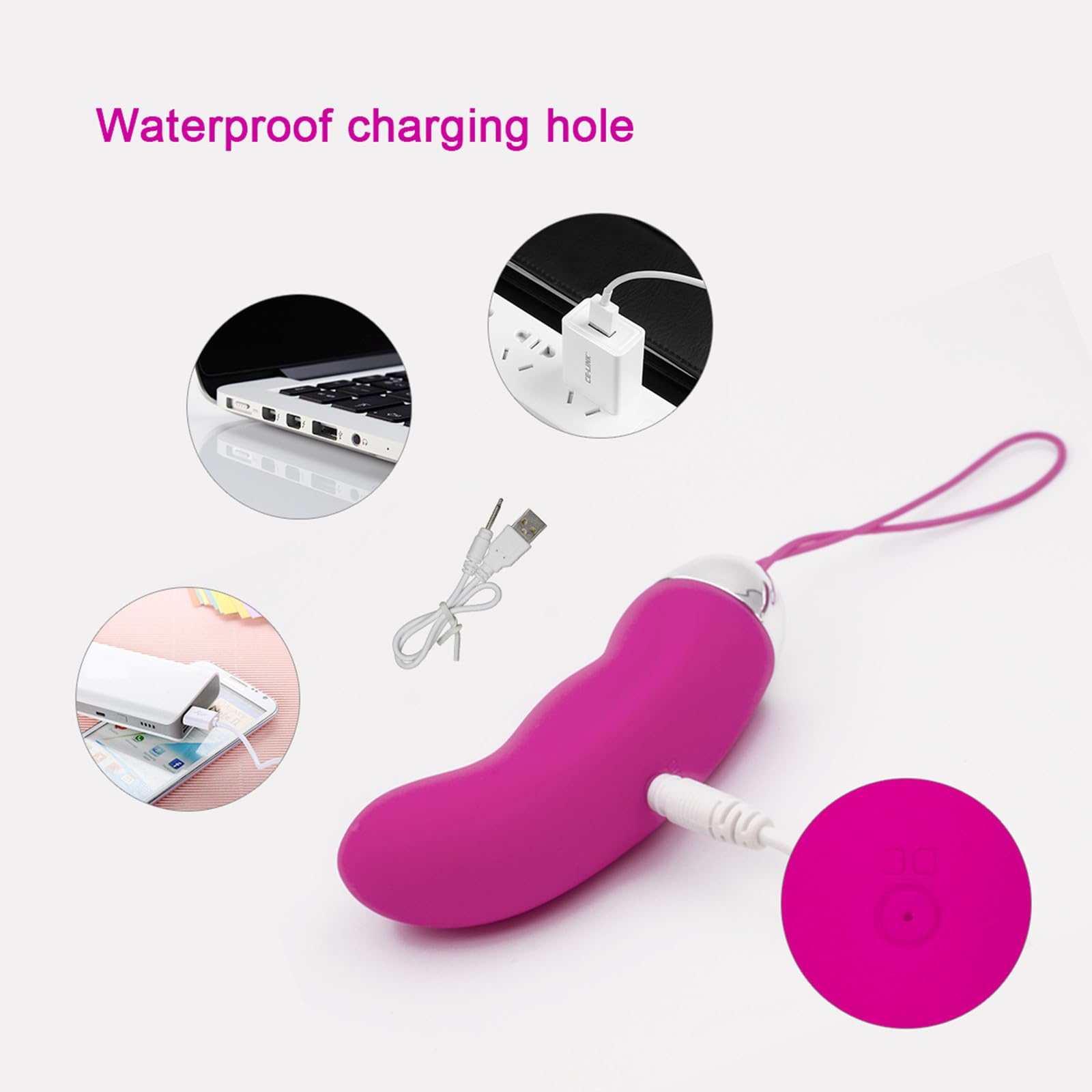 10-Speed Vibrating Finger Massager - Pink Remote Control Egg Toy for Couples & Solo Play - Perfect for Sensual Massage, Stress Relief & Intimate Fun