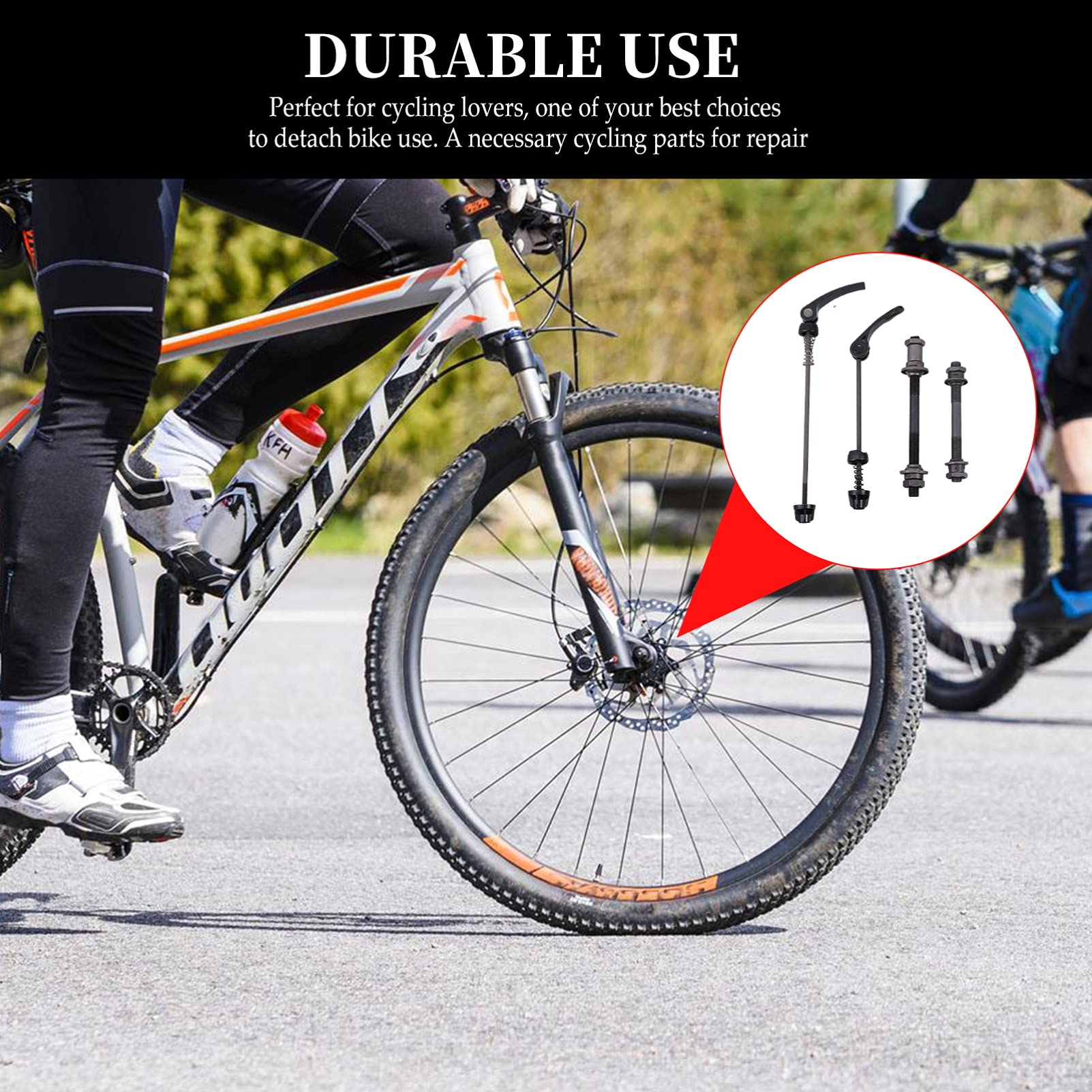 BESPORTBLE Bike Headset Removal Tool Set - Quick Release Rubber Bracelets & Metal Cup Remover for Bicycle Maintenance - Perfect for MTB, Road Bike Repair and DIY Cycling Projects