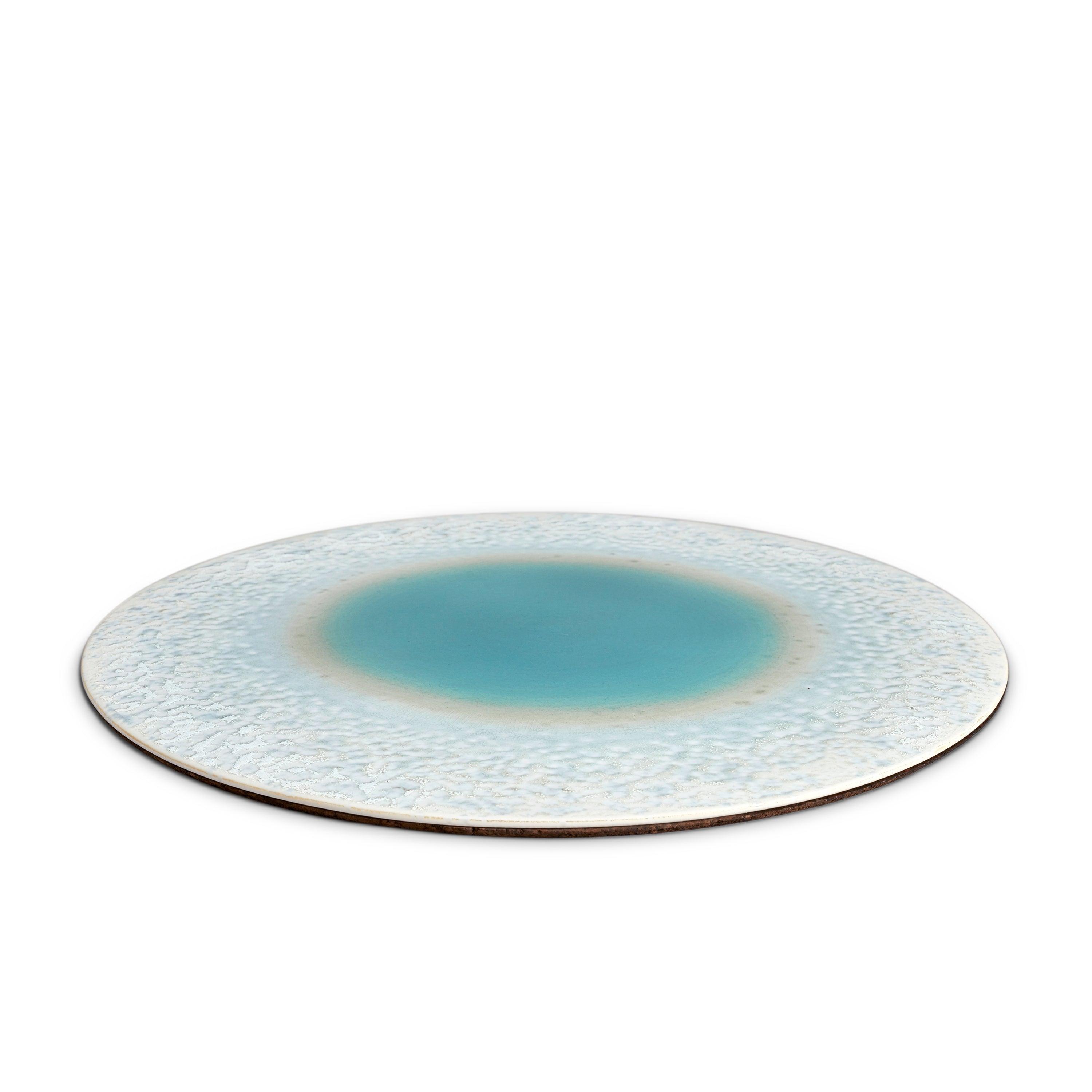 Eco-Friendly Terra Platter & Charger in Seafoam Green - Perfect for Dinner Parties, Weddings, and Home Decor