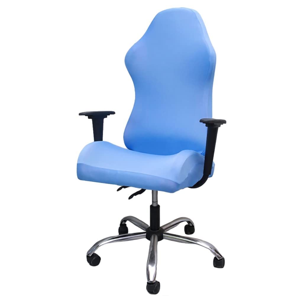 Premium Gaming Chair Cover - Stretchable & Washable Office Computer Chair Slipcover for Reclining Racing Gaming Chairs (Color: Black) - Perfect for Home Office, Gaming Setup & Esports Tournaments