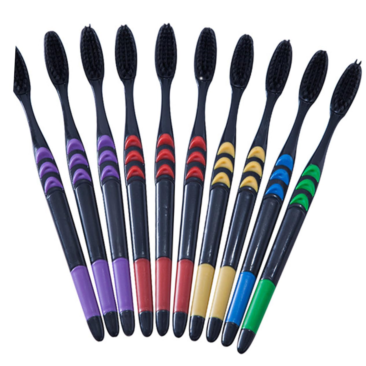 Cabilock 20 Pack Travel Toothbrushes - Disposable Full Head Bristle Toothbrushes for Adults & Kids, Bulk Manual Toothbrushes with Case - Perfect for Camping, Hotels, Airplanes and Emergency Kits