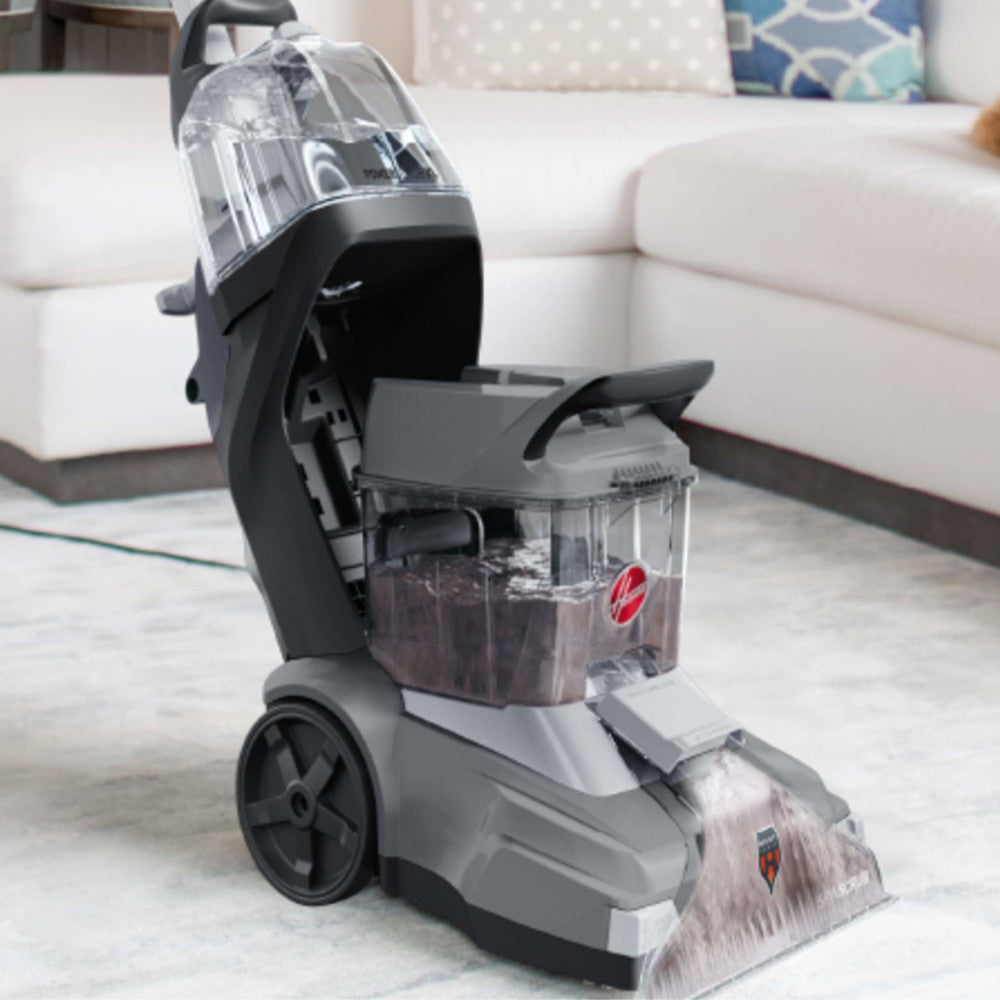 HOOVER FH68040VDI PowerScrub XL Pet Plus Corded Upright Carpet Cleaner Vacuum - Factory Serviced with Home Essentials Warranty - Perfect for Pet Hair Removal & Deep Cleaning Carpets, Upholstery, and Stairs