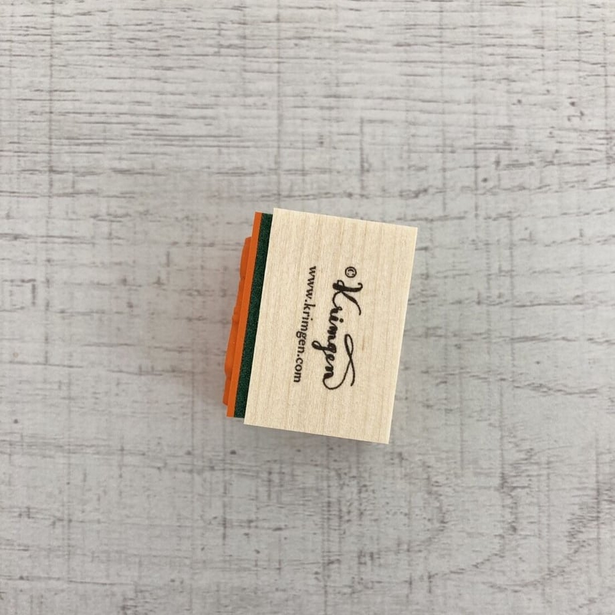 Krimgen Wooden Happy Birthday Rubber Stamp - Handmade DIY Craft Stamps for Greeting Cards, Scrapbooking & Gift Wrapping