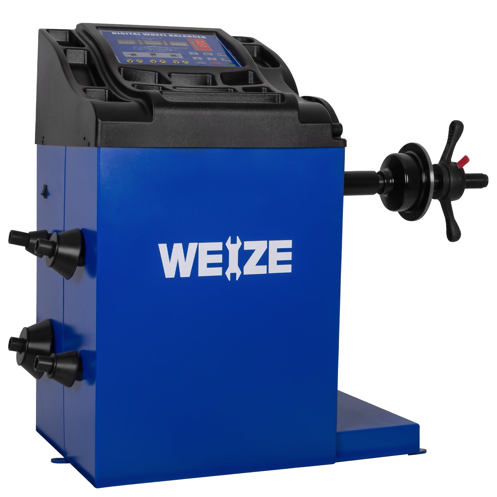 WEIZE Wheel Balancer - Professional Car Tire Balancing Machine for Auto Repair Shops & DIY Enthusiasts - Perfect for Smooth Rides & Extended Tire Life