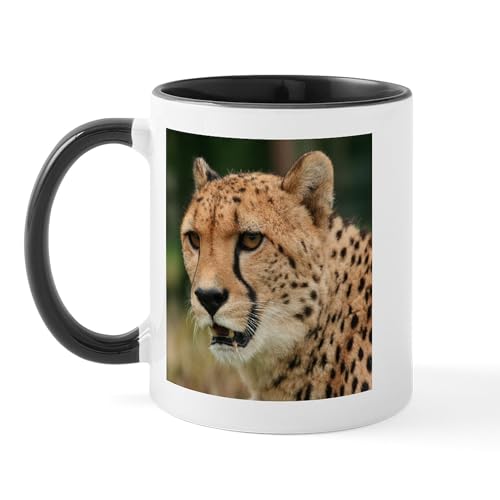 White/Black Inside - Cheetah Mug