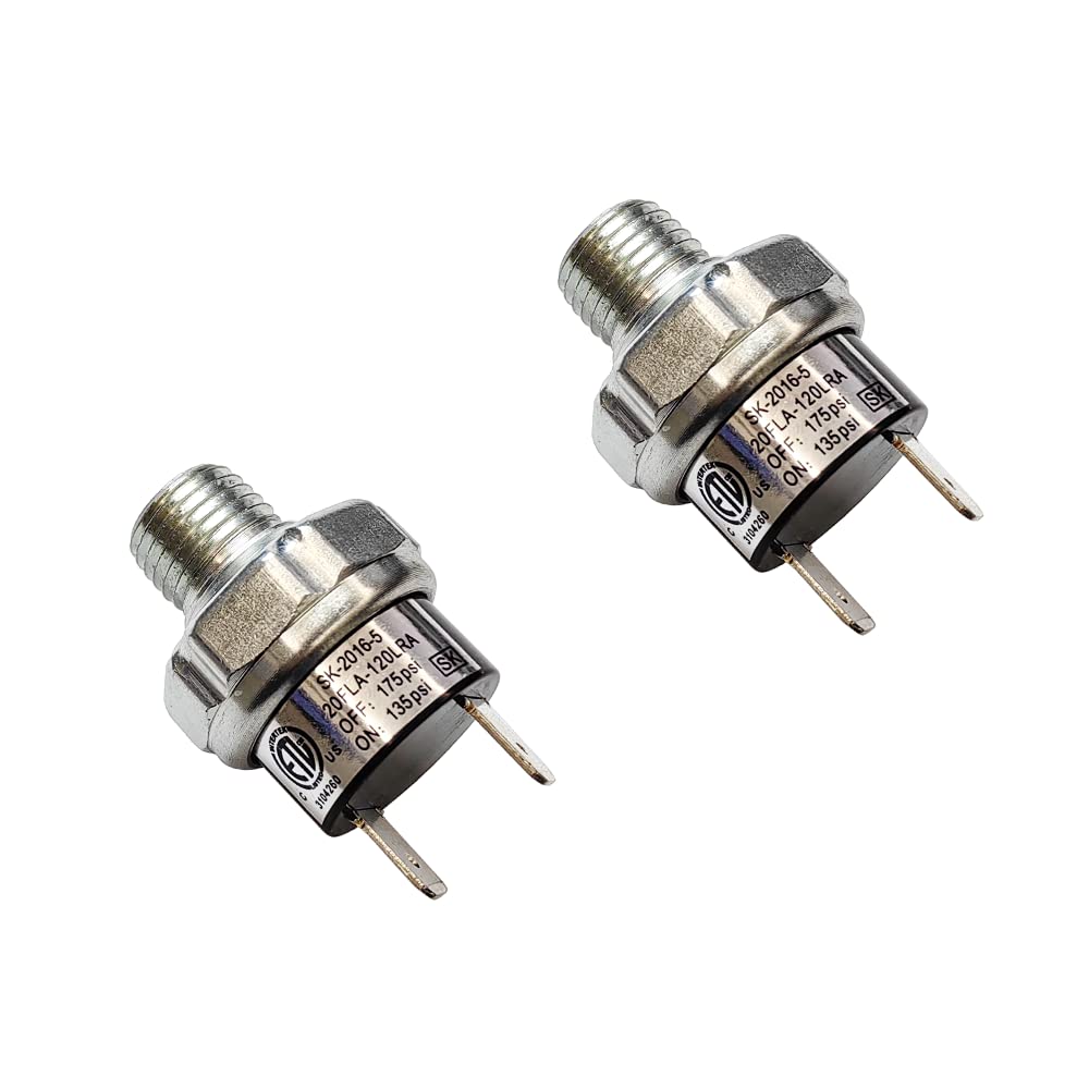 135-175 PSI Air Compressor Pressure Switch, 1/4