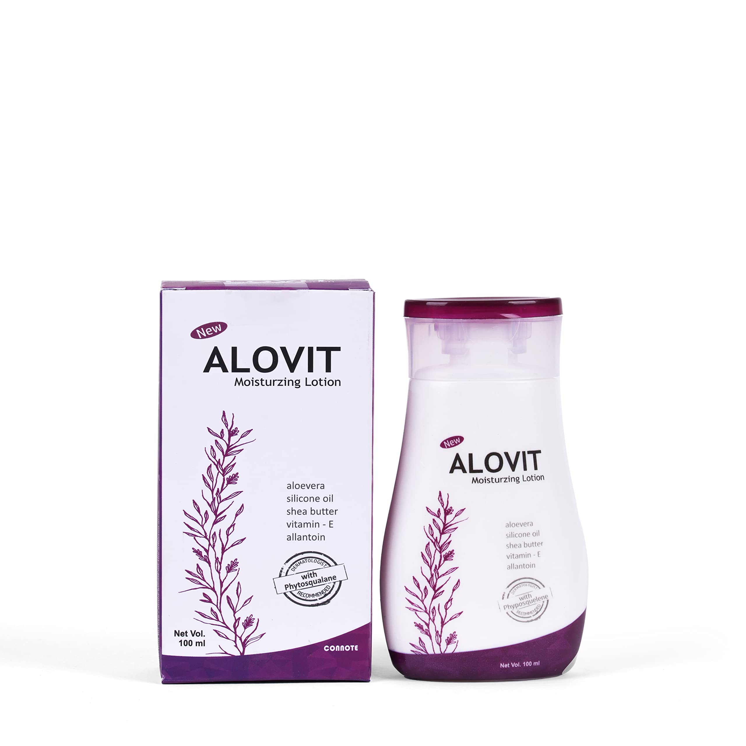 Alovit Moisturizing Lotion with Aloe Vera, Shea Butter & Vitamin E - Hydrating Skin Care for Dry Skin - Pack of 2 - Perfect for Daily Face & Body Moisturizer After Shower or Sun Exposure