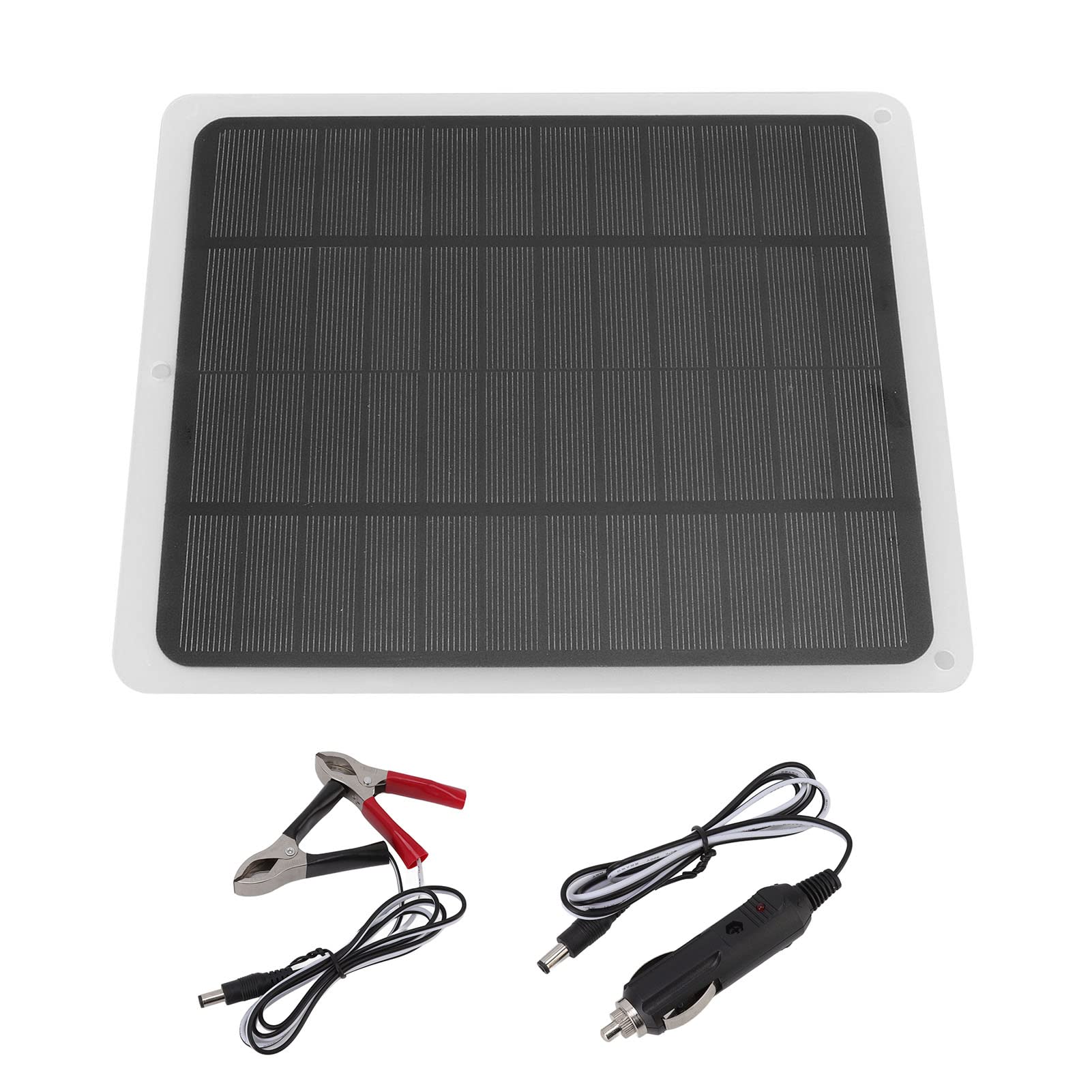 22x18cm Lightweight Portable Solar Panel - 10W Mini Solar Charger for Outdoor, Camping, Emergency Power & Traffic Lights - High Efficiency Solar Power for Fans, Phones & Small Devices
