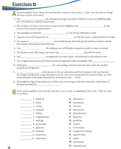 Abeka Vocabulary, Spelling & Poetry V Student Textbook - 5th Edition for 11th Grade | Homeschool Curriculum & High School English Study Guide