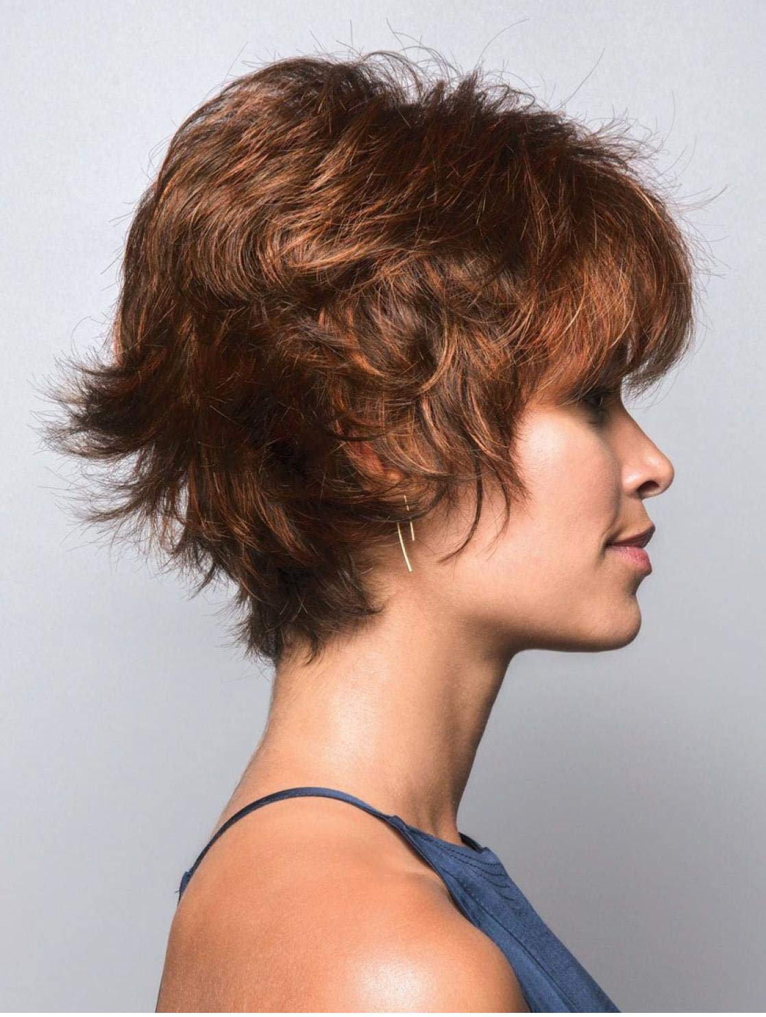 Rene Paris Tyler Wig Bundle - 3 Piece Set with Christy's Wigs Q&A Booklet & Wide Tooth Comb in Marble Brown | Perfect for Cosplay, Costume Parties & Everyday Styling