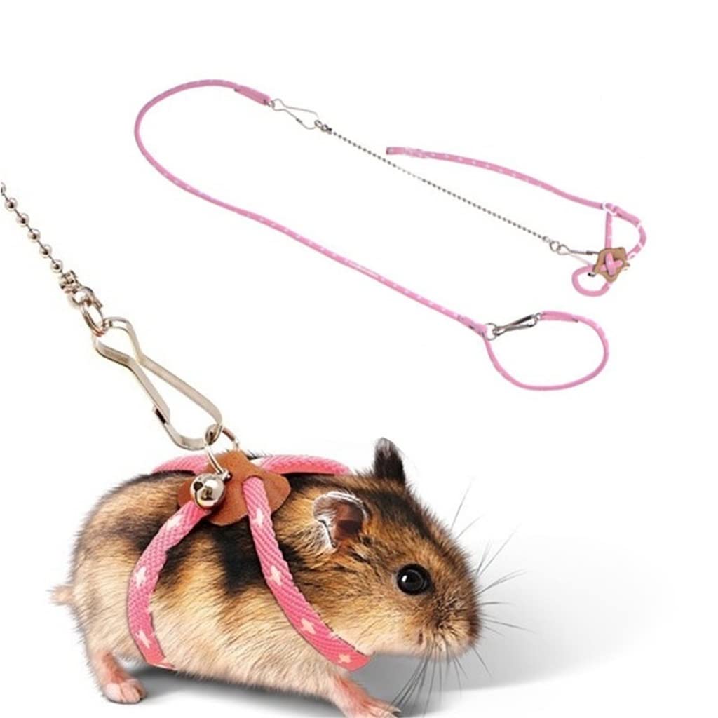 Adjustable Soft Pet Harness Leash for Birds, Parrots, Mice, Hamsters, Ferrets & Small Pets - Comfortable & Secure (One Size, Multiple Colors) - Perfect for Outdoor Walks, Training & Vet Visits