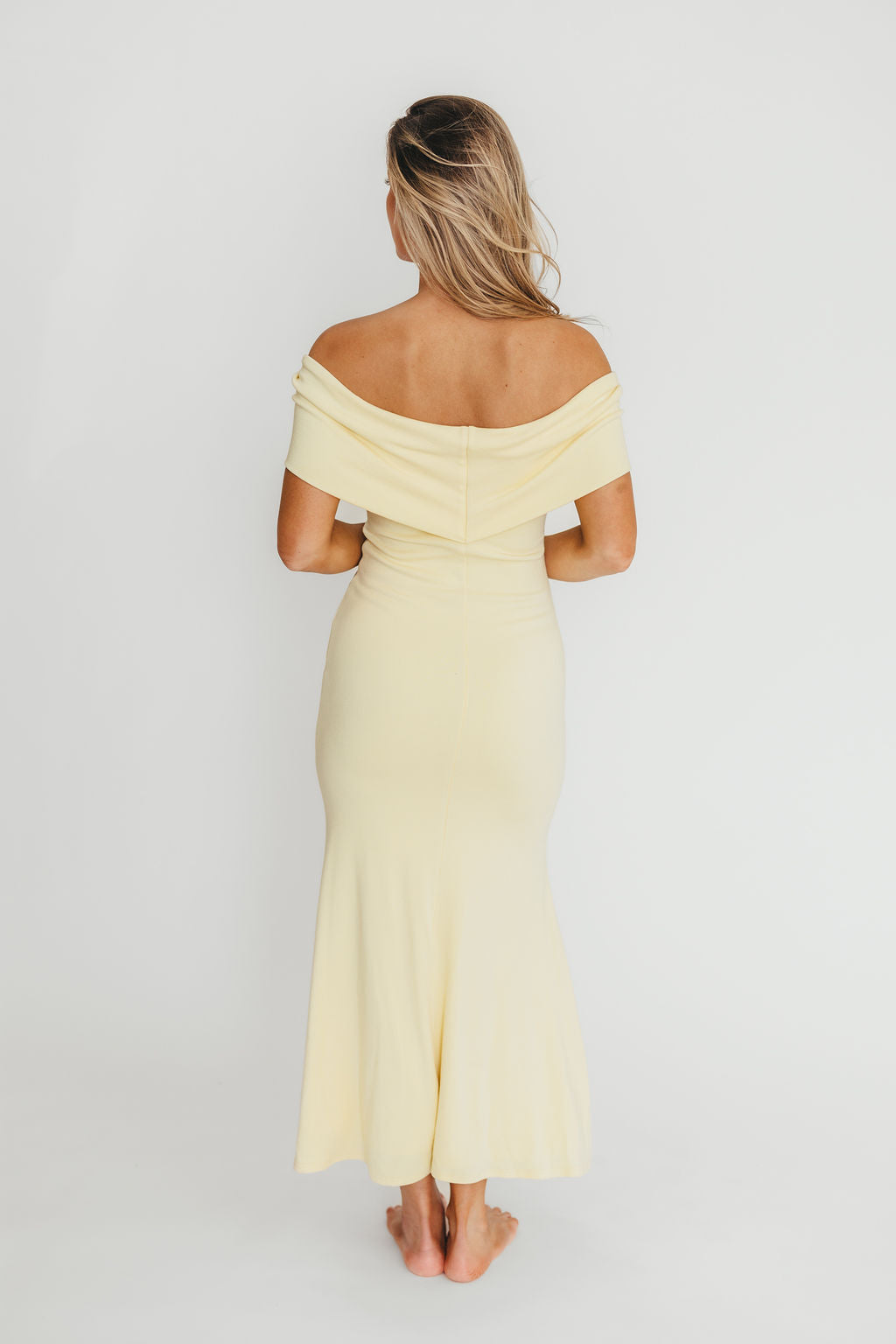 Monroe Maxi Dress in Butter Yellow - Bump Friendly Maternity Dress for Women | Flowy Summer Dress for Pregnancy, Beach, Vacation & Special Occasions