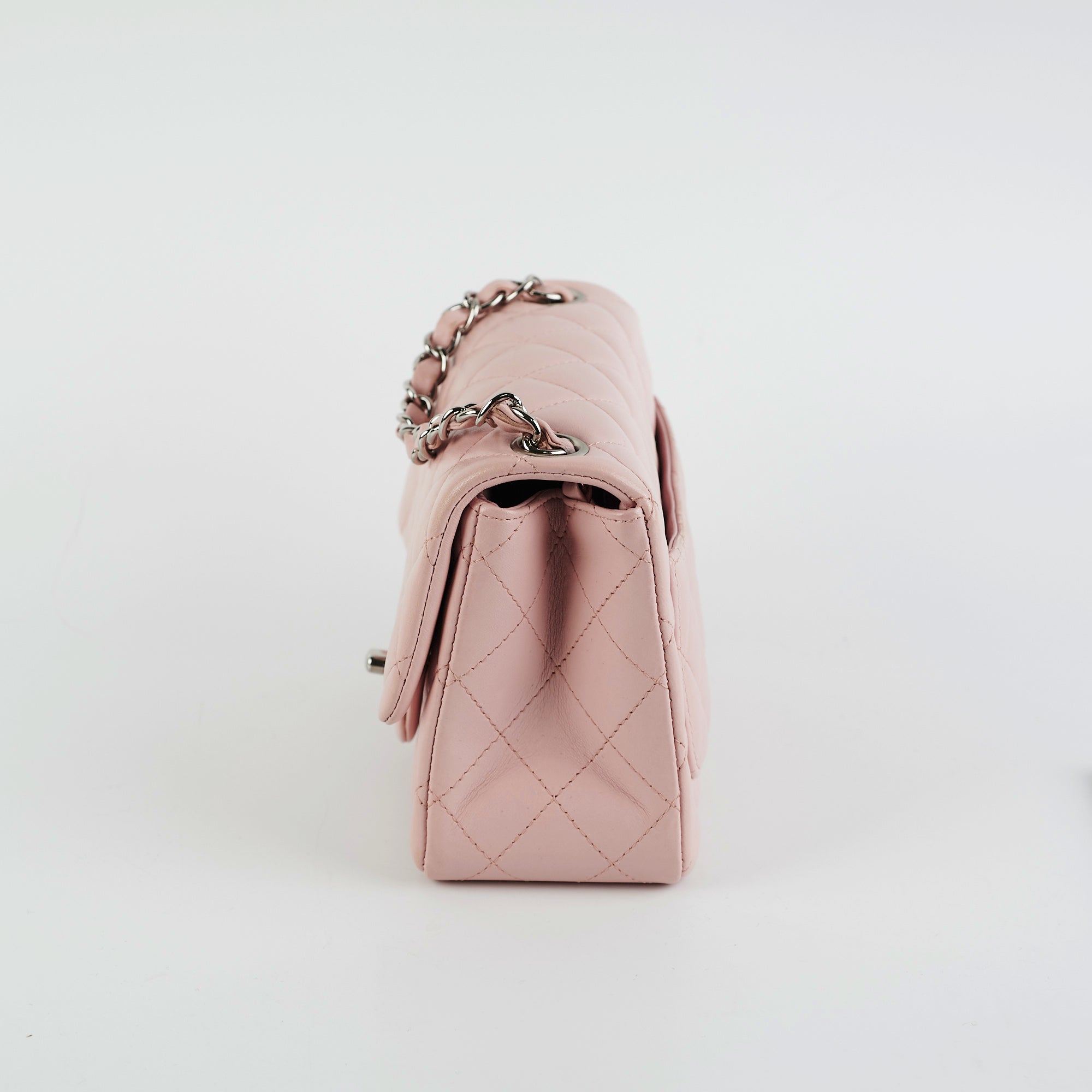 Chanel Mini Square Pink Flap Bag - Luxury Quilted Leather Crossbody Purse for Women | Perfect for Parties, Dates & Special Occasions