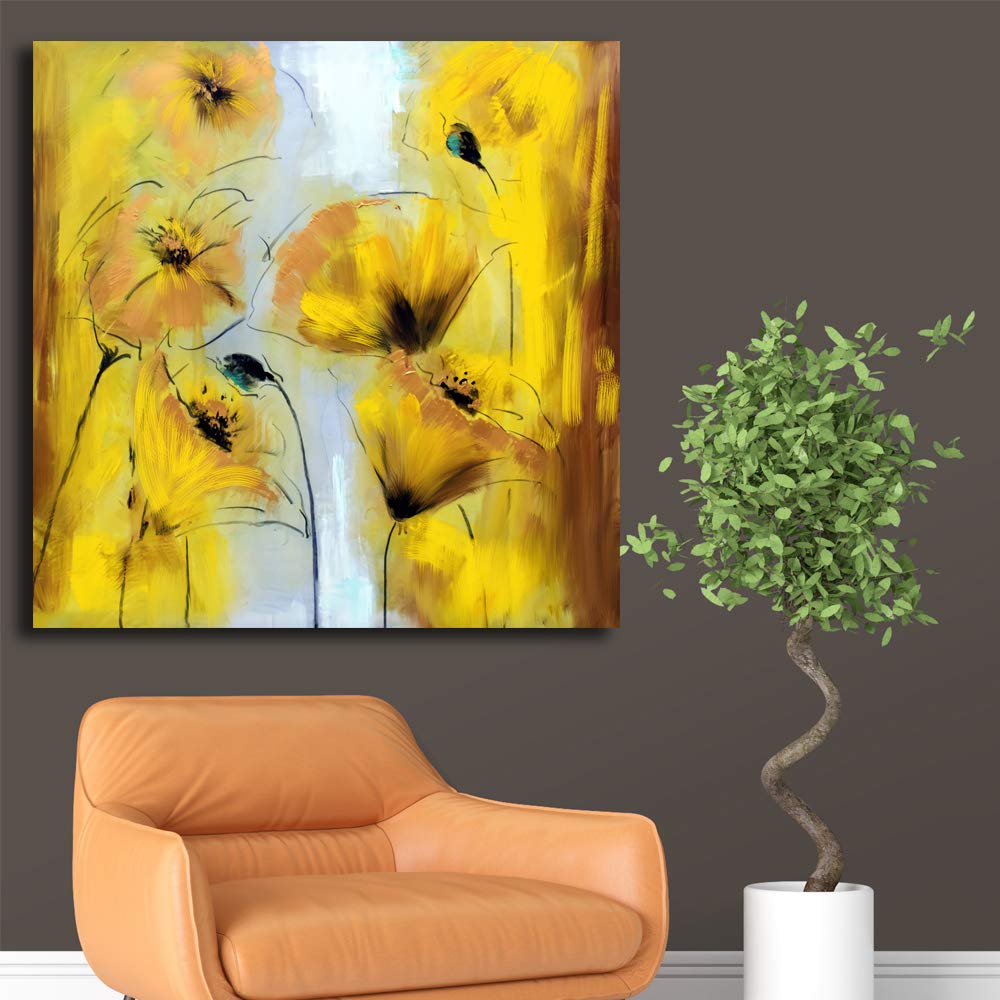 Wall26 Canvas Wall Art - Beautiful Flower Pictures for Home Decor, Bedroom & Living Room Paintings, Framed Canvas Prints 12x12 inches - Perfect for Gifts & Interior Design