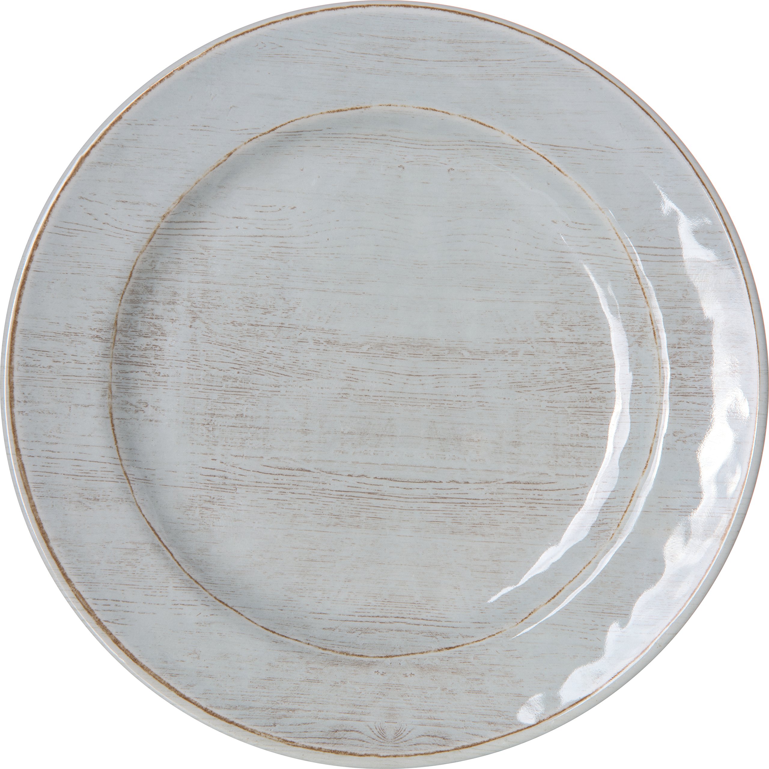 Carlisle 7-Inch Melamine Appetizer Plates with Rim - Pack of 12, Buff Color - Durable Reusable Plastic Plates for Home, Restaurant & Catering - Perfect for Parties, BBQs & Events