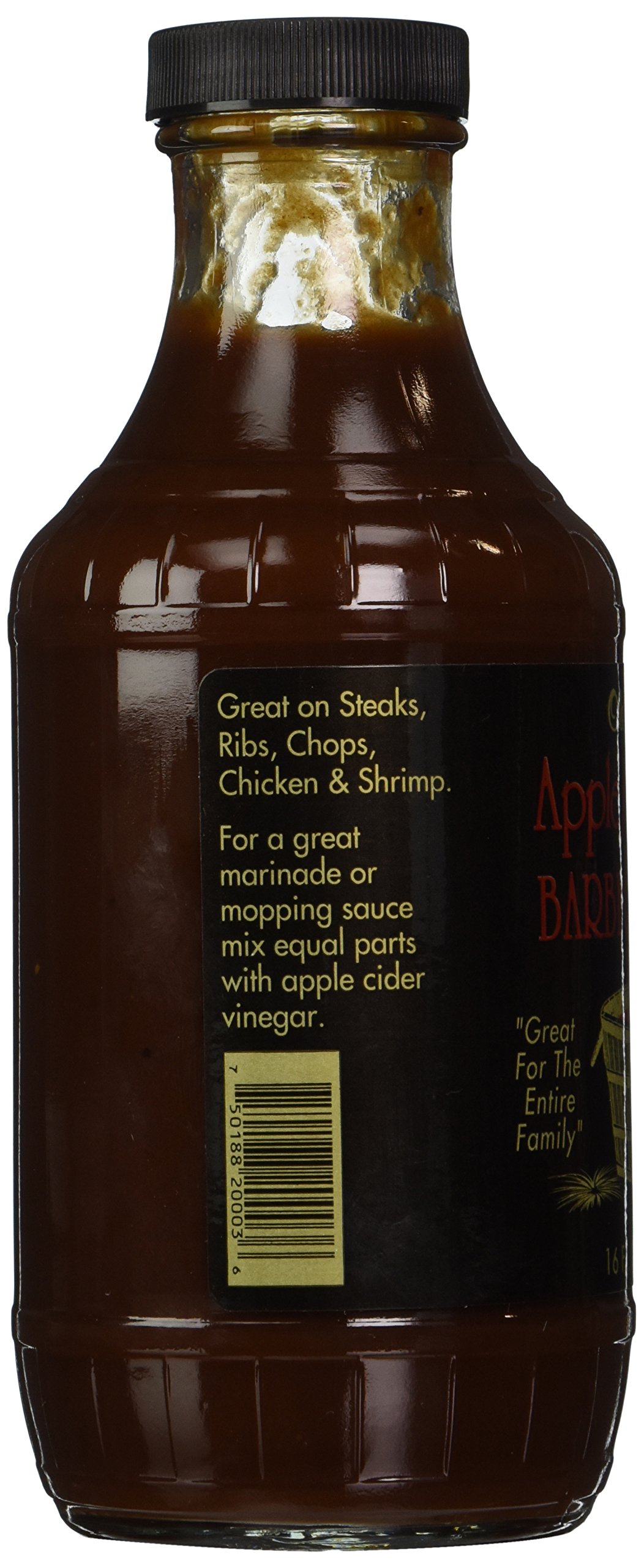 Ole Ray's Apple Cinnamon BBQ Sauce - Sweet & Tangy Glaze for Ribs, Chicken, Pulled Pork & Grilling - Perfect for Summer Cookouts & Family BBQs