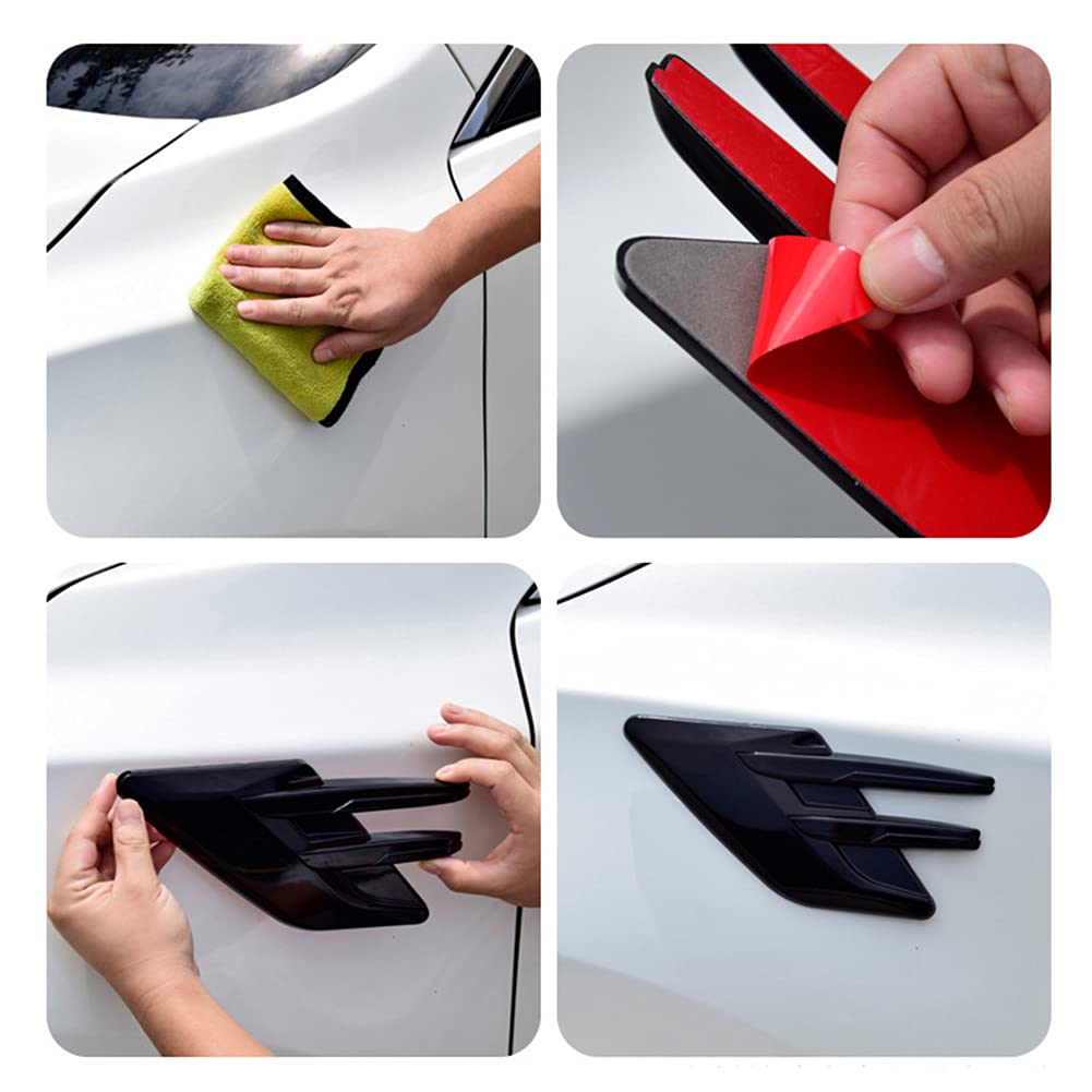 Universal Car Air Vent Cover Trim - Chrome Carbon Fiber Design for Most Cars & SUVs | Stylish Side Mesh Vent Flow Decoration for Enhanced Interior Aesthetics & Customization