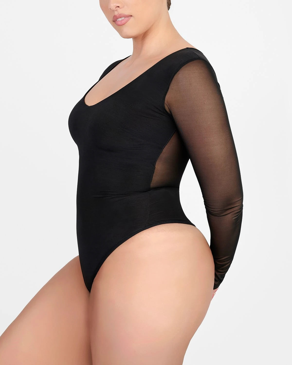 AirSlim® See-Through Mesh Smoothing Bodysuit - Seamless Shapewear for Women - Perfect for Everyday Wear, Special Occasions & Layering Under Clothes