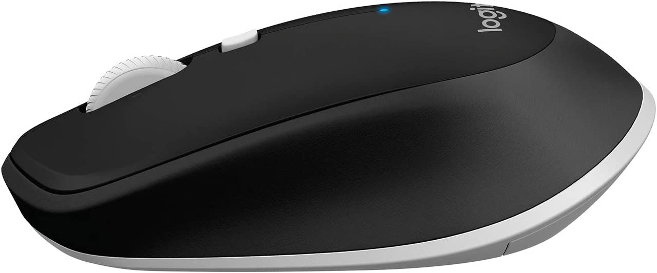 Logitech M535 Bluetooth Wireless Mouse - 1000 DPI Optical Sensor, Ergonomic Design for Comfort, Black - Perfect for Laptops, Desktops & Travel Use