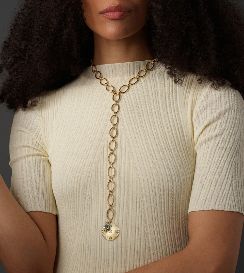 Stylish Oval Link Chain & Bracelet Set for Women - Trendy Gold & Silver Jewelry Gift for Her | Perfect for Parties, Dates & Everyday Wear