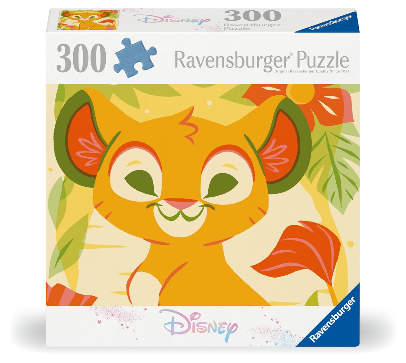 Ravensburger 12001045 - Simba 300-Piece Puzzle for Adults & Kids Ages 9+ | Disney Themed Jigsaw Puzzle | Perfect Gift for Disney Fans | Fun Family Activity & Home Decor