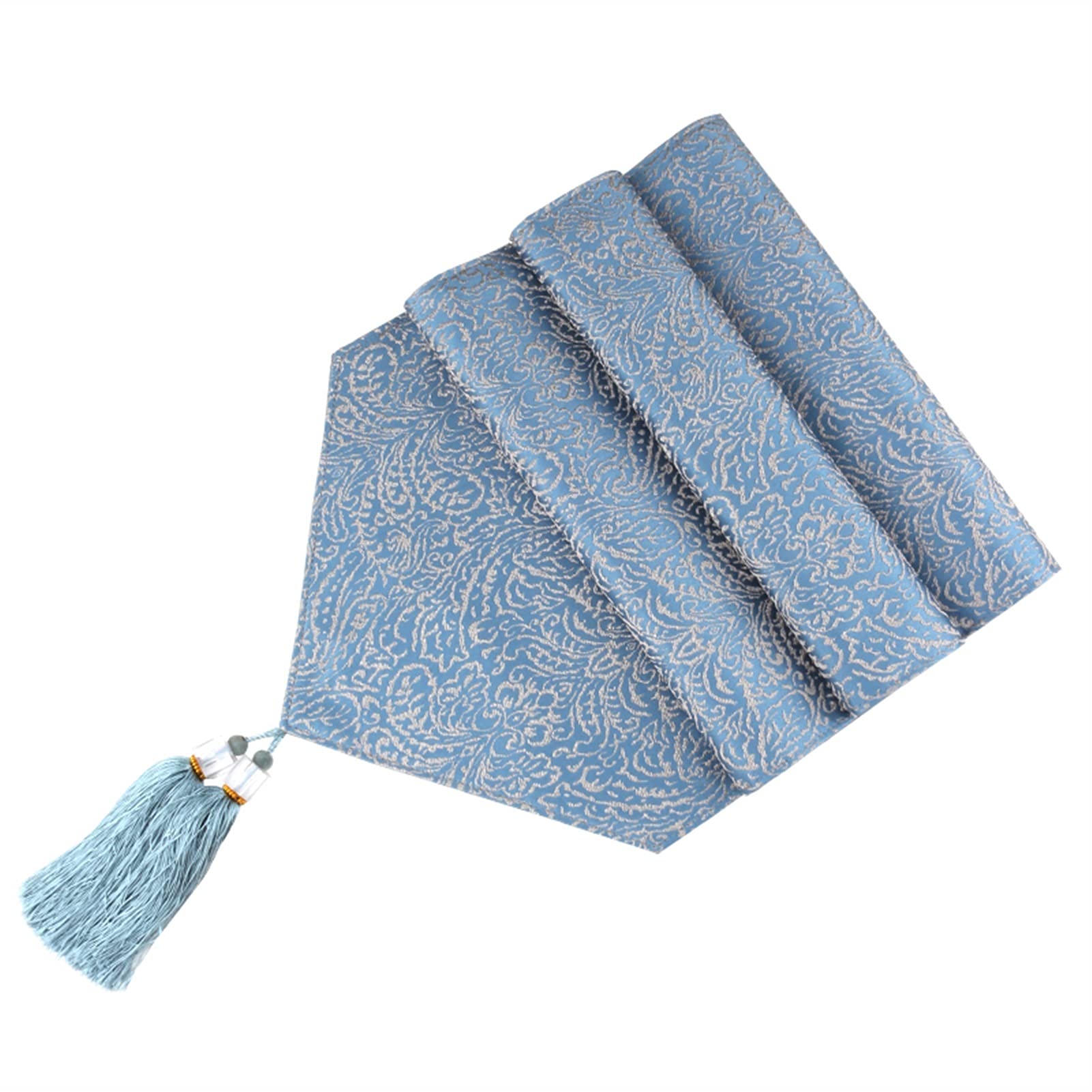 Luxury Japanese Jacquard Table Runner - Elegant Embroidery Dining Table Decor for Home, Party & Coffee Table (4 Colors, 35x160cm) | Perfect for Weddings, Holidays & Formal Dining Decorations