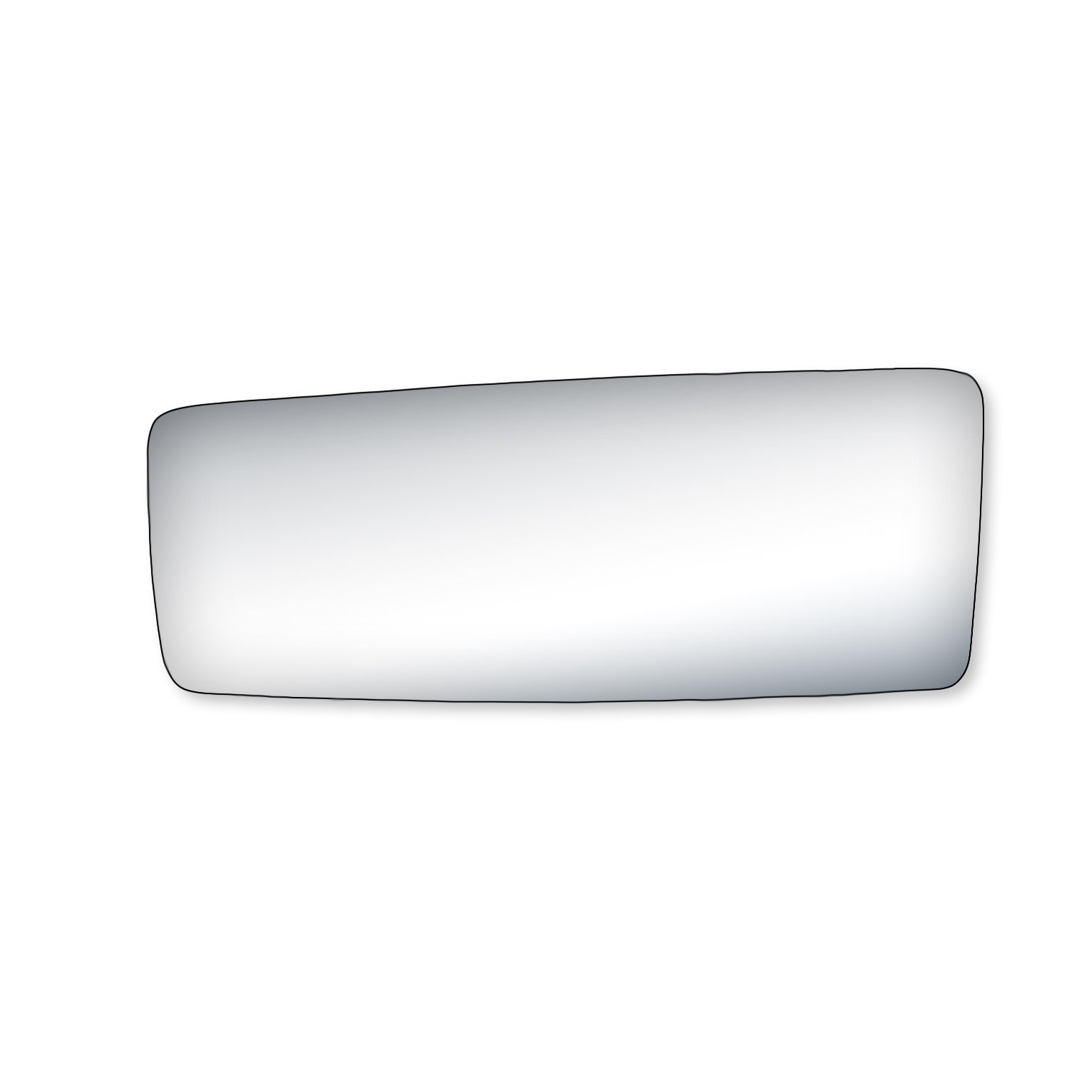 Fit System 99247 Driver Side Mirror Glass Replacement for Ford F150 - Towing Mirror Bottom Lens - Durable Auto Part for Enhanced Visibility & Safe Driving