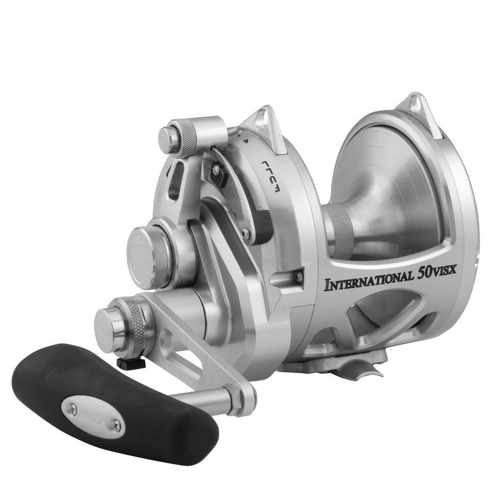 Penn International VISX 2 Speed Lever Drag Fishing Reel - Saltwater & Big Game Fishing Reel for Offshore & Deep Sea Angling